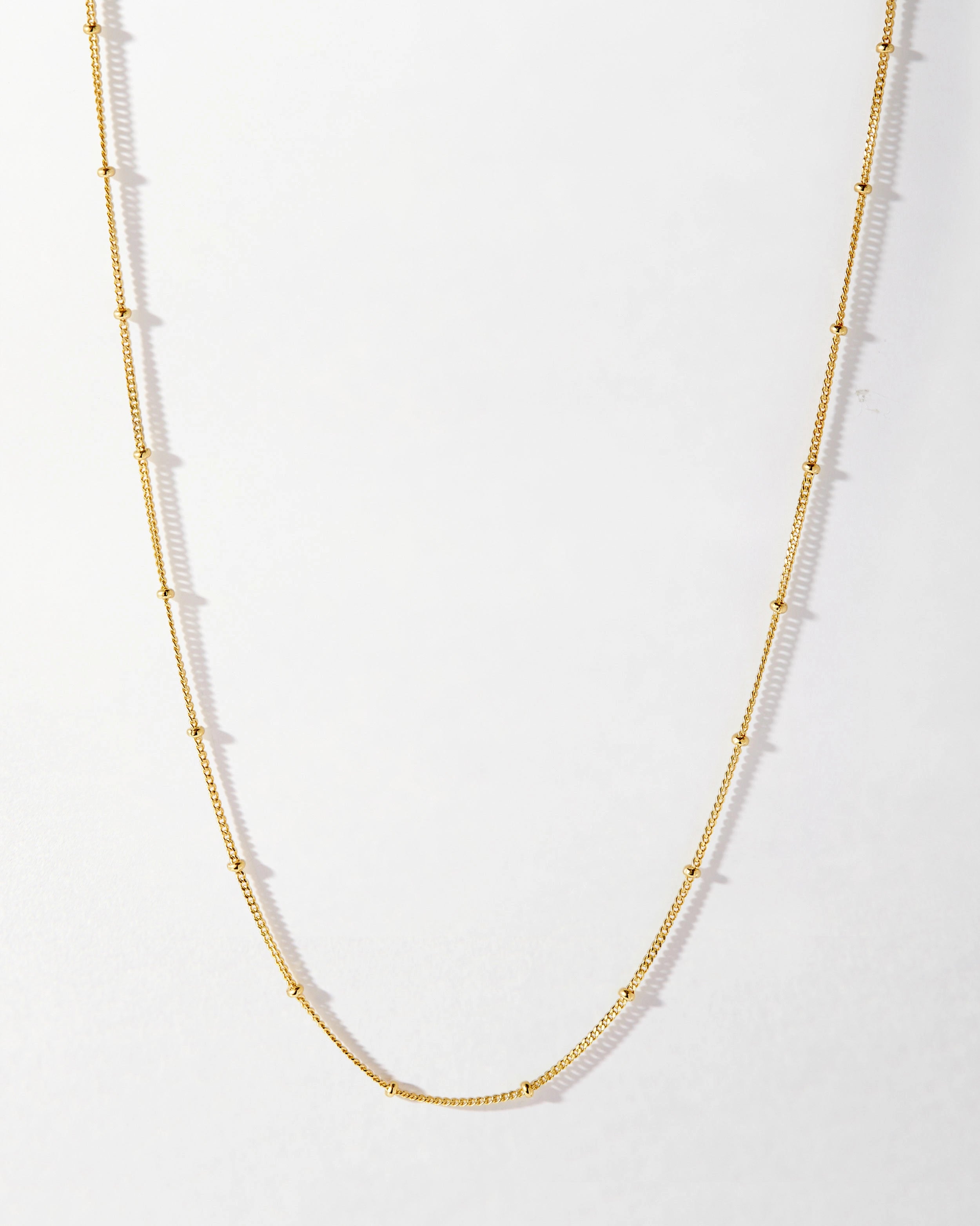 Ball Chain Necklace 18k Gold Plated - Main Image