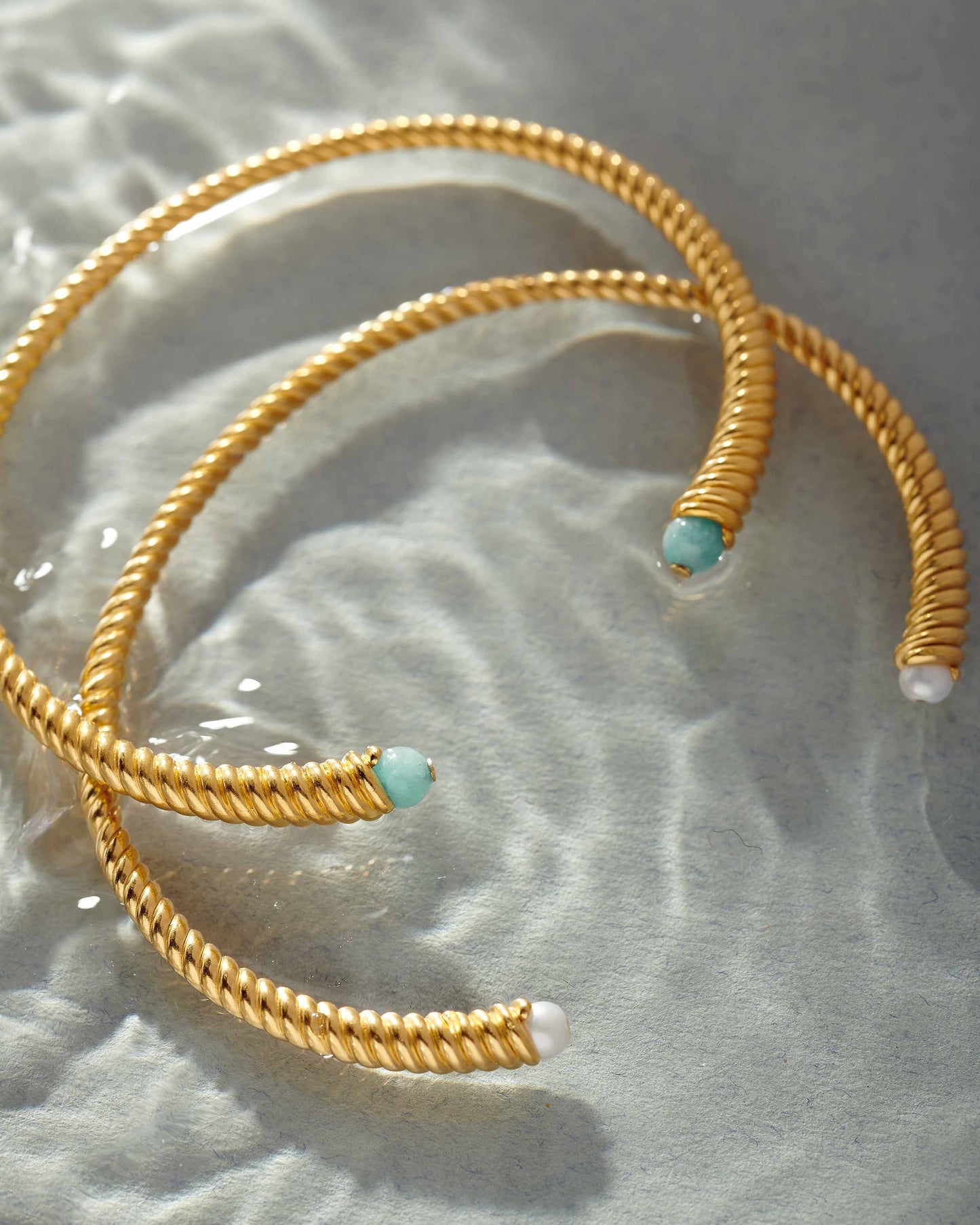 Coastal Amazonite Cuff