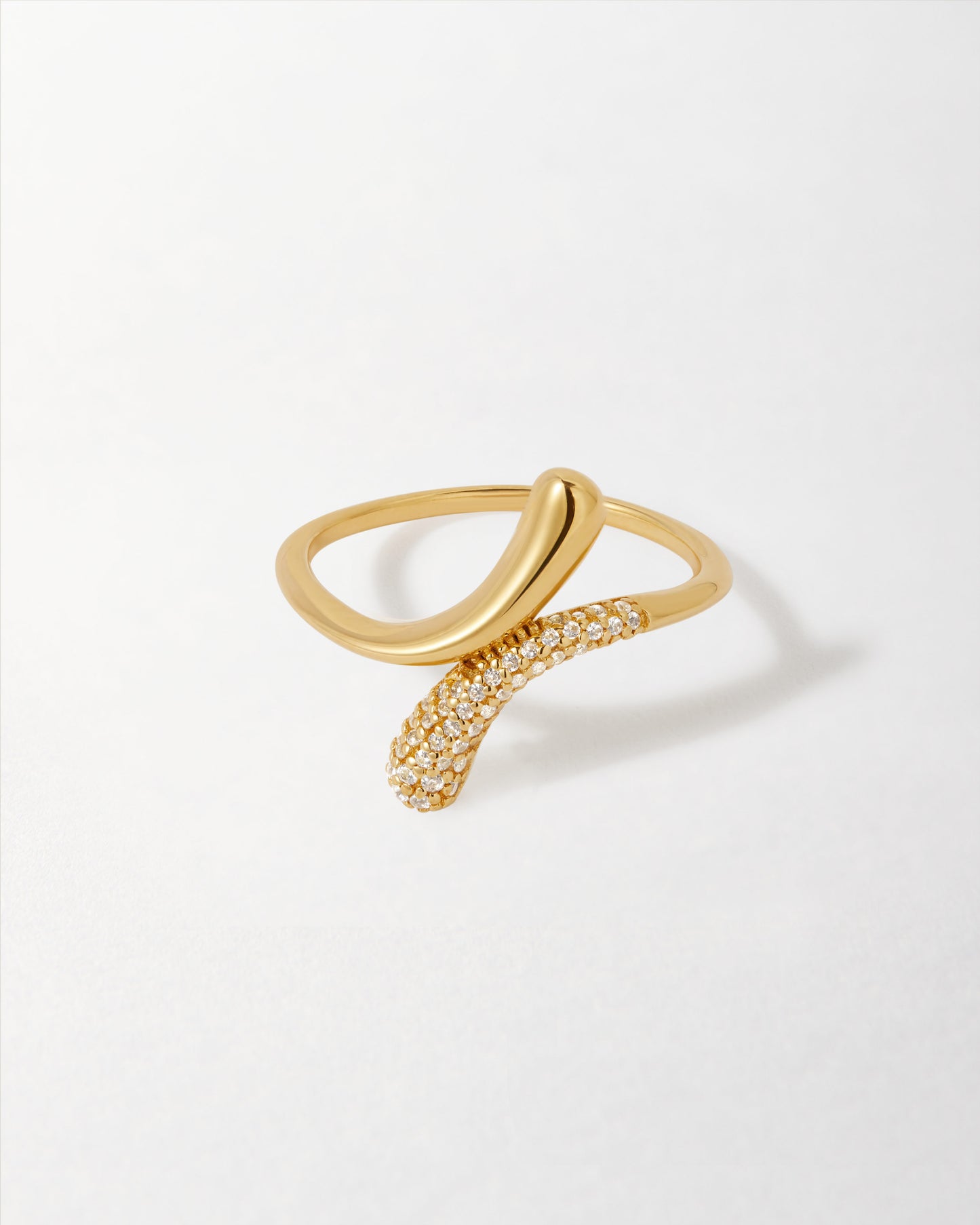 Wave Pave Ring