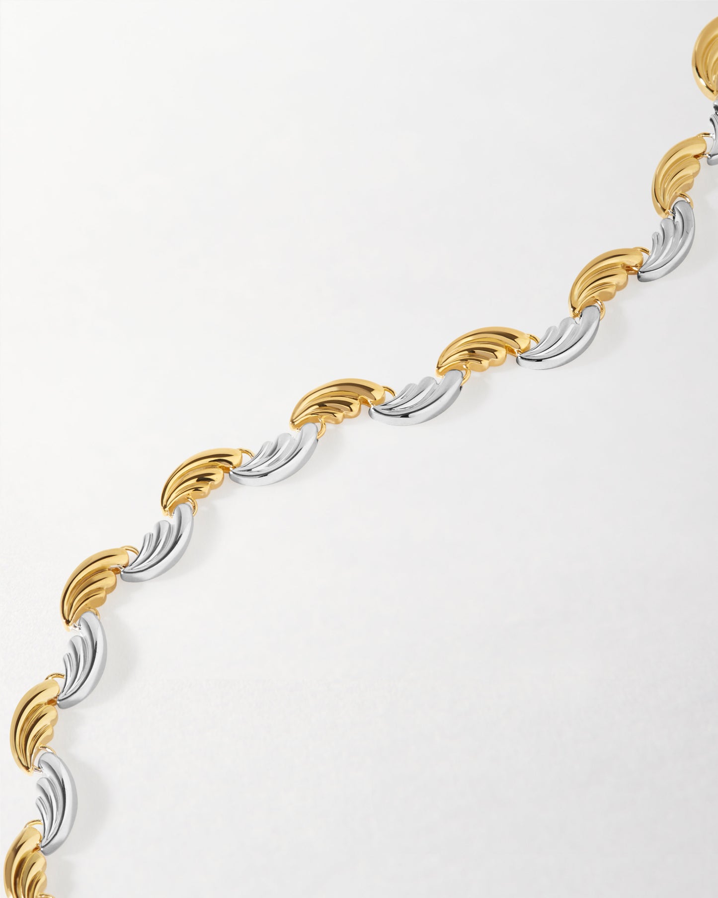 Ripple Mixed Metal Bracelet