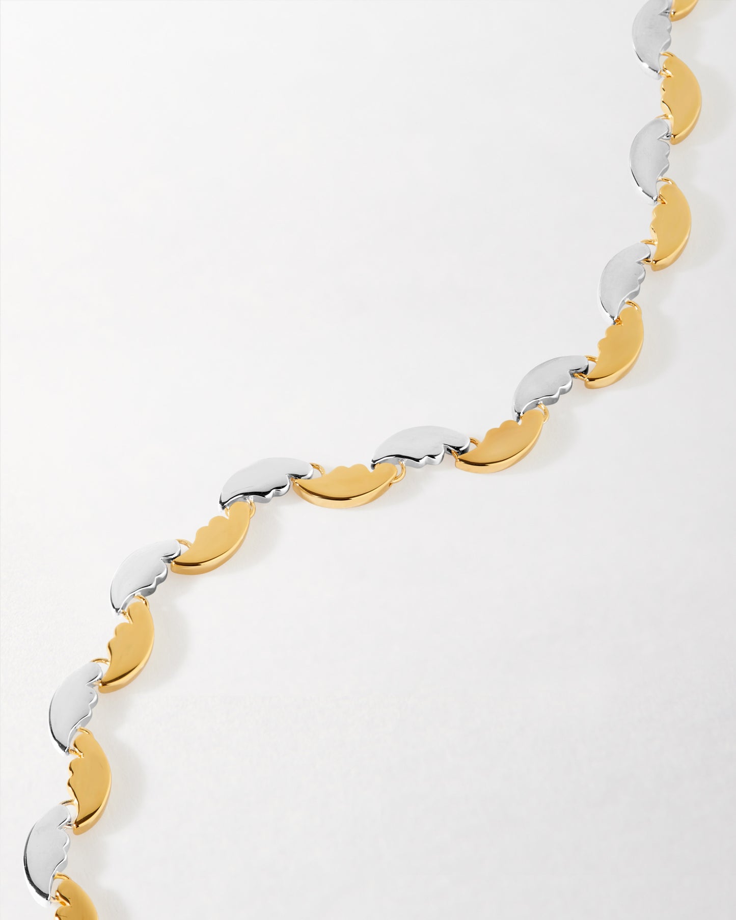 Ripple Mixed Metal Bracelet