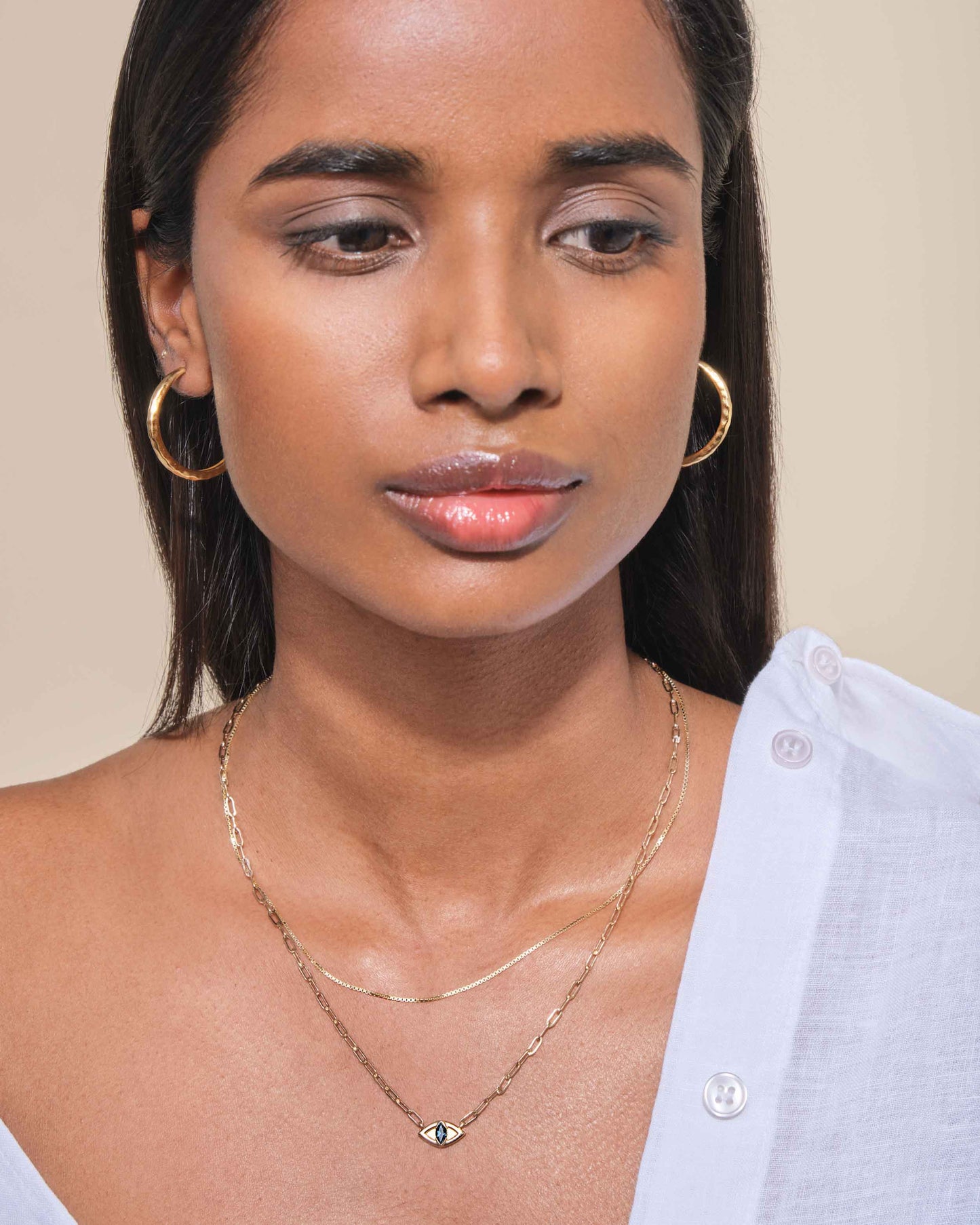 Evil Eye Statement Necklace