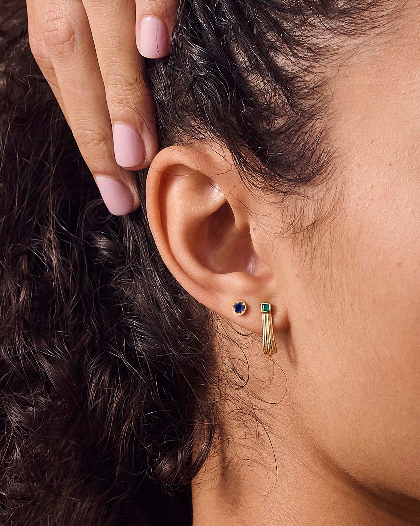 Blue Sapphire September Birthstone Studs