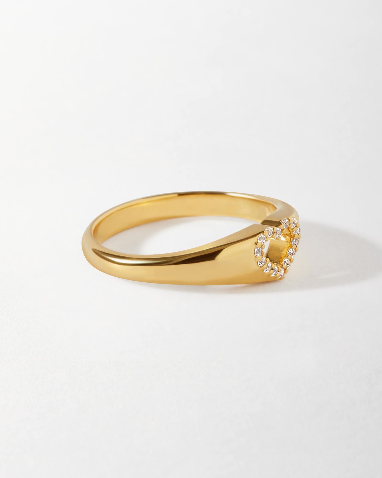 Sophia Heart Signet Ring