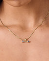 Balance T-Bar Iolite Pendant