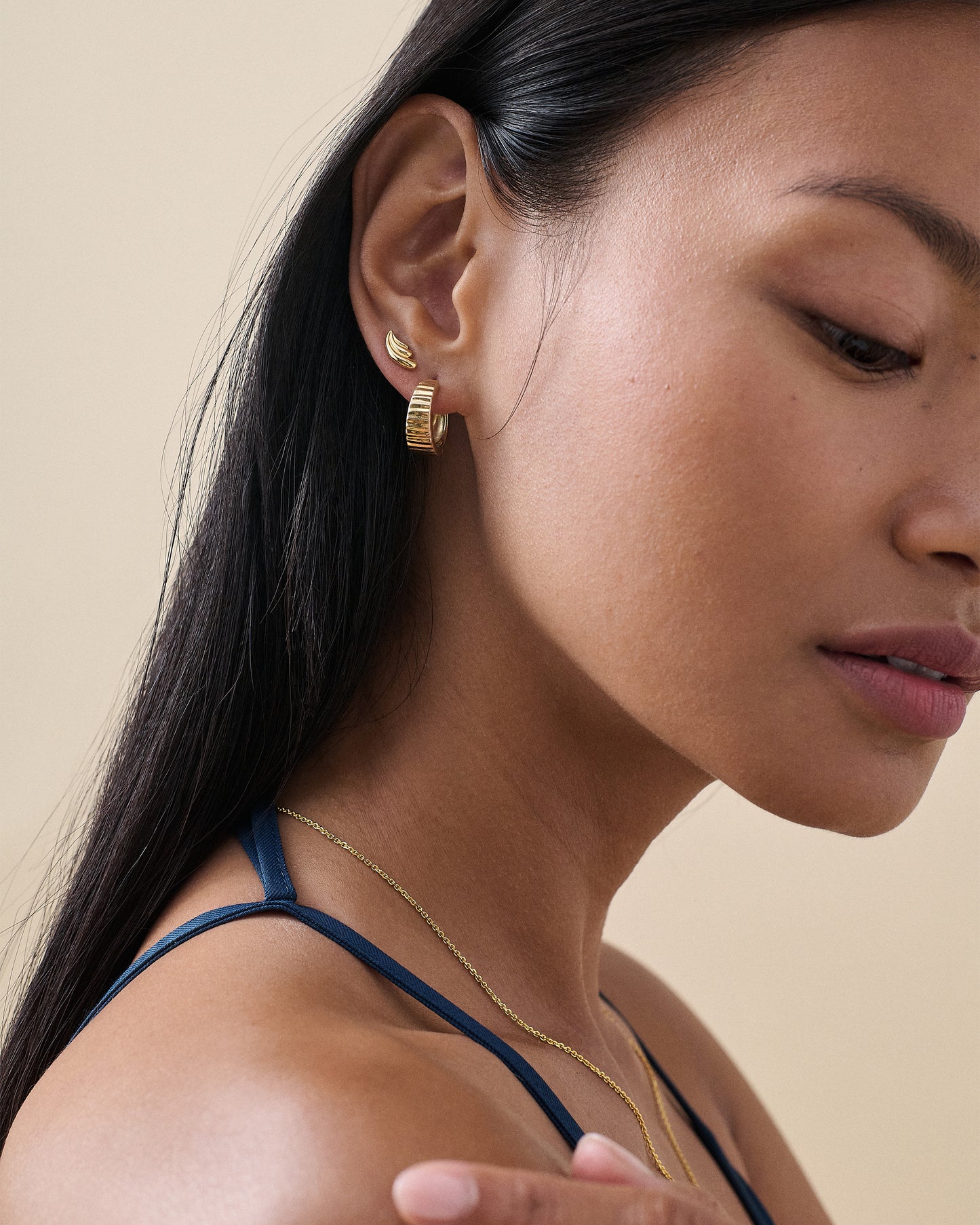 Ripple Stud Earrings