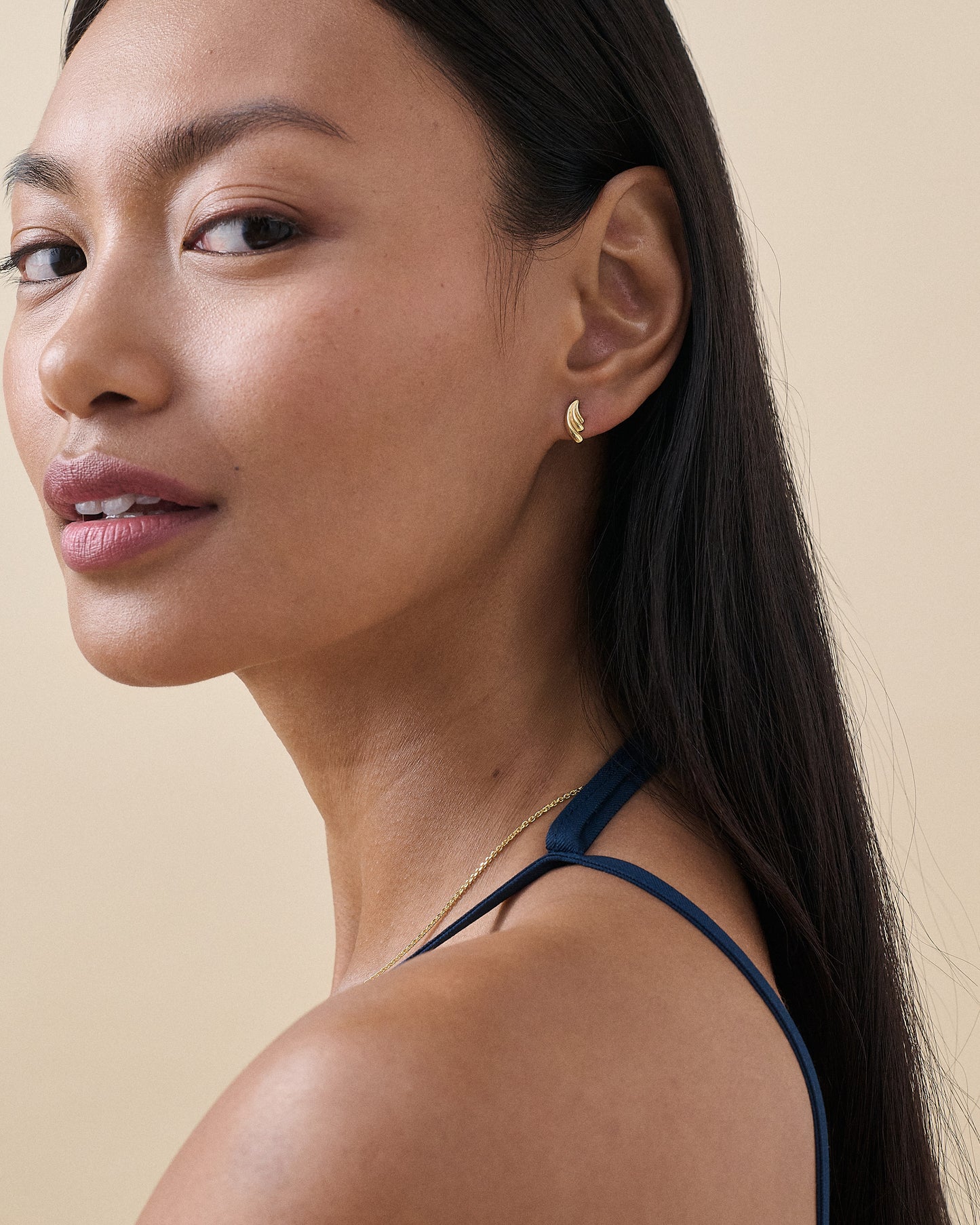Ripple Stud Earrings