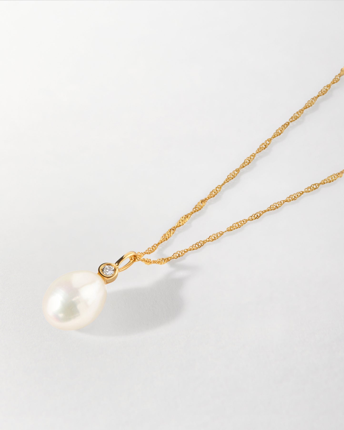 Pearl Diamond Necklace
