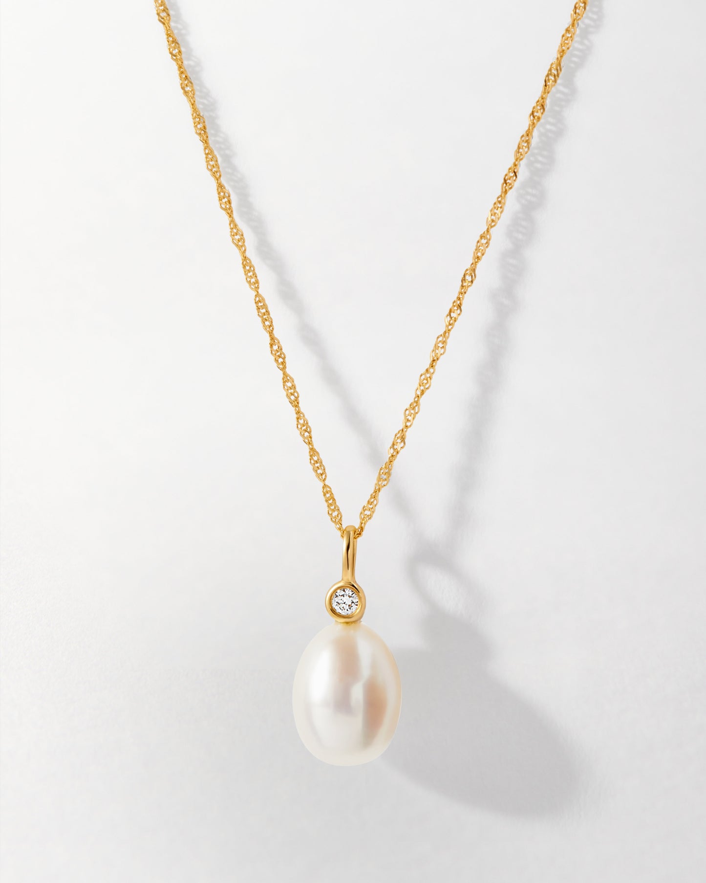 Pearl Diamond Necklace