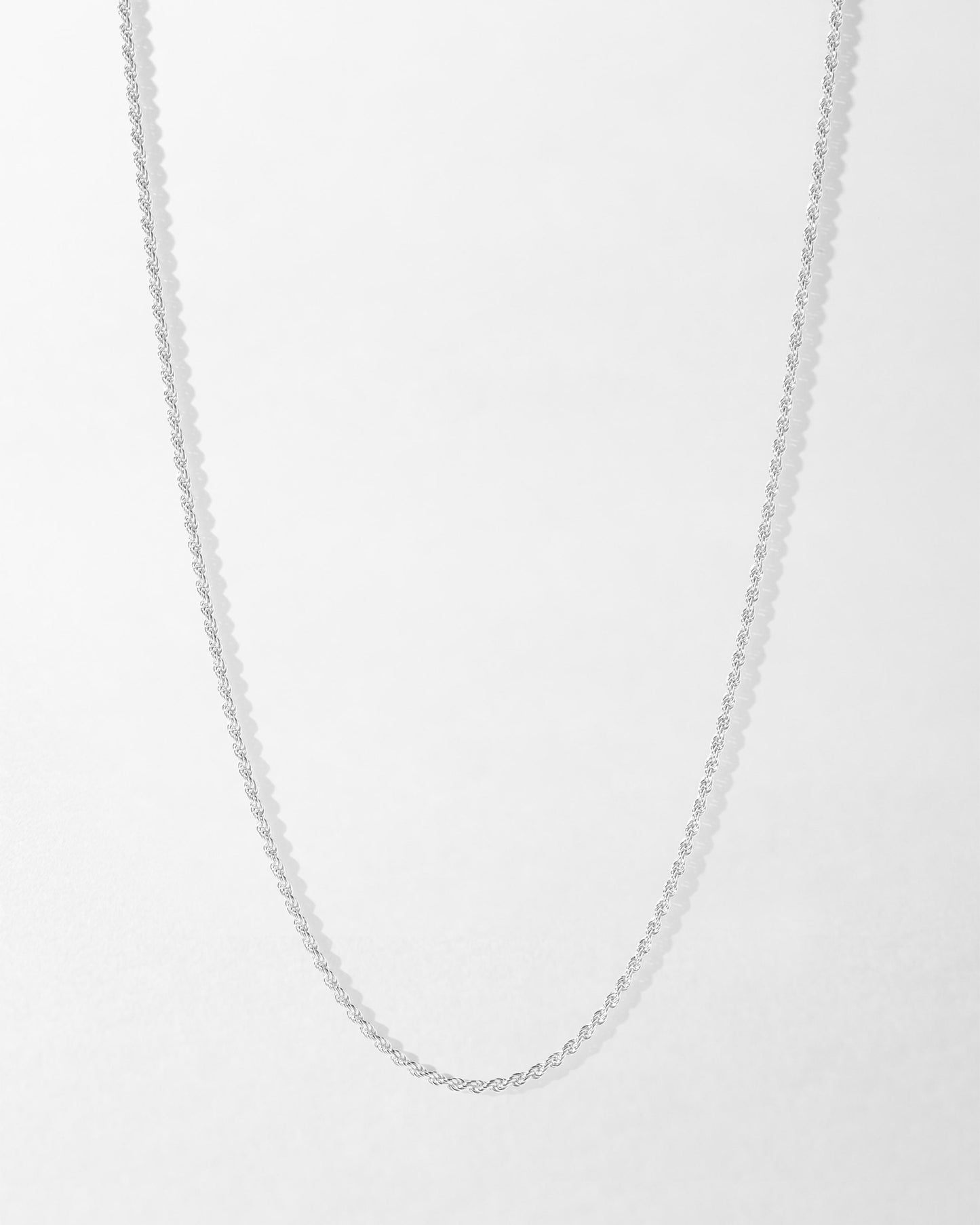 Rope Chain Necklace - Silver