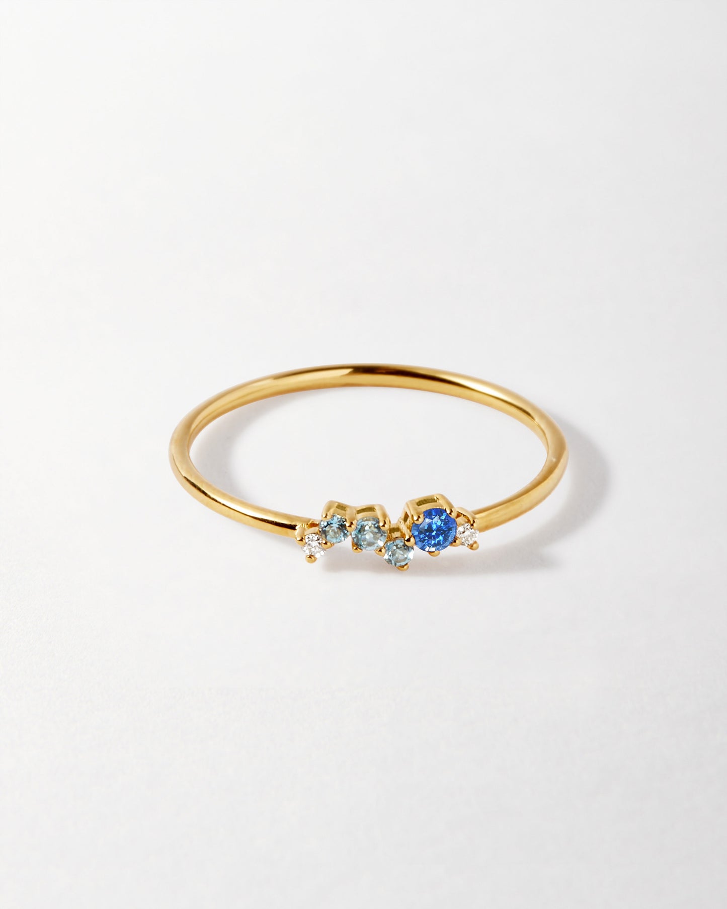 Intuition Sapphire Ray Ring