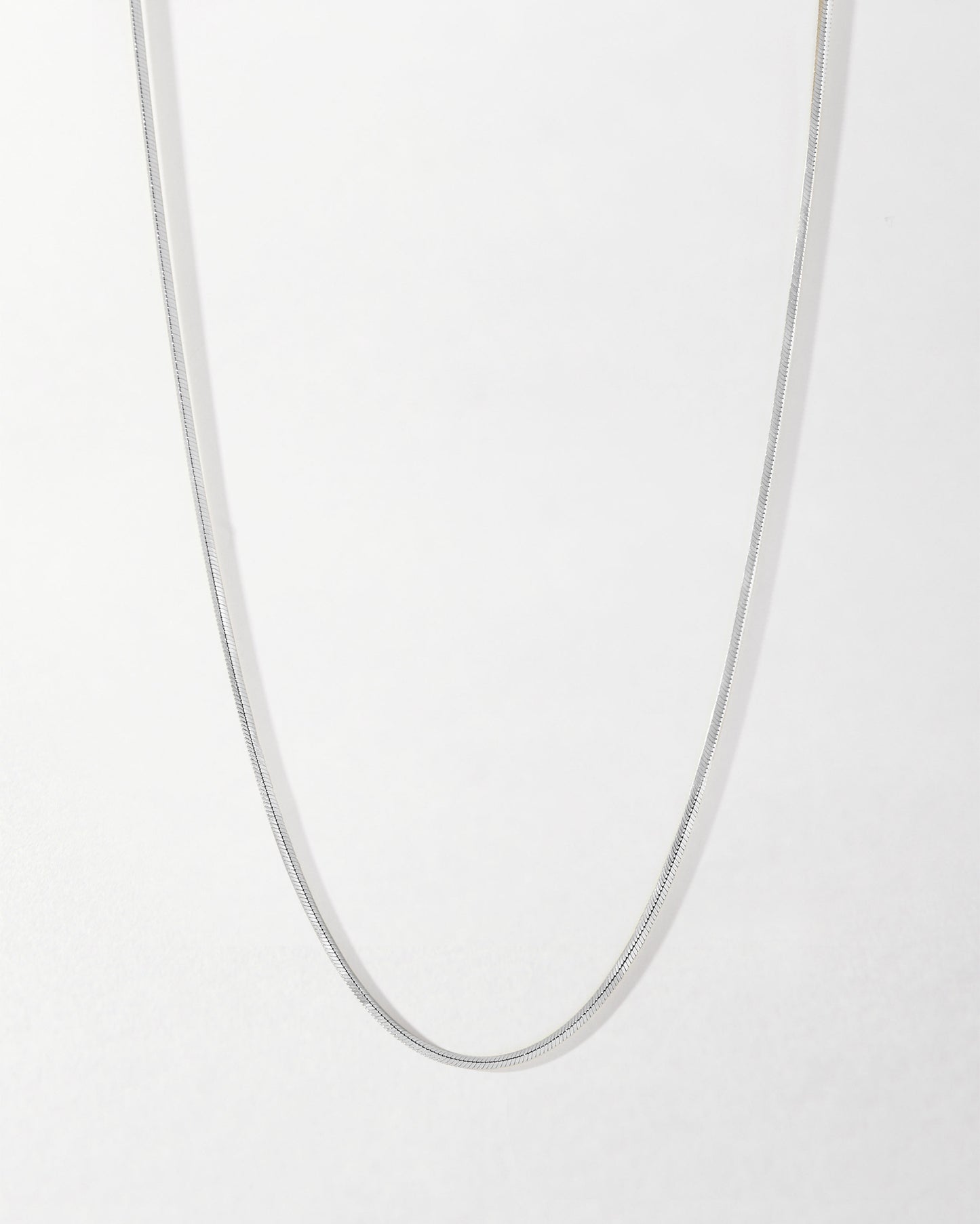 Snake Chain Necklace - Silver