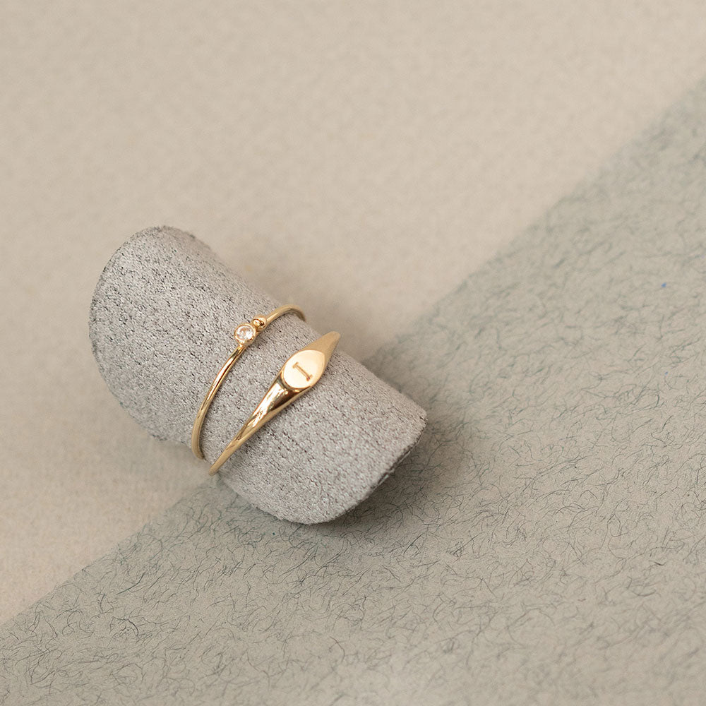 Mini Signet Ring - Edge of Ember Jewellery