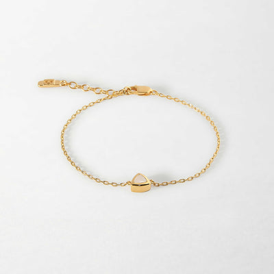 Moonstone Bracelet - Gold