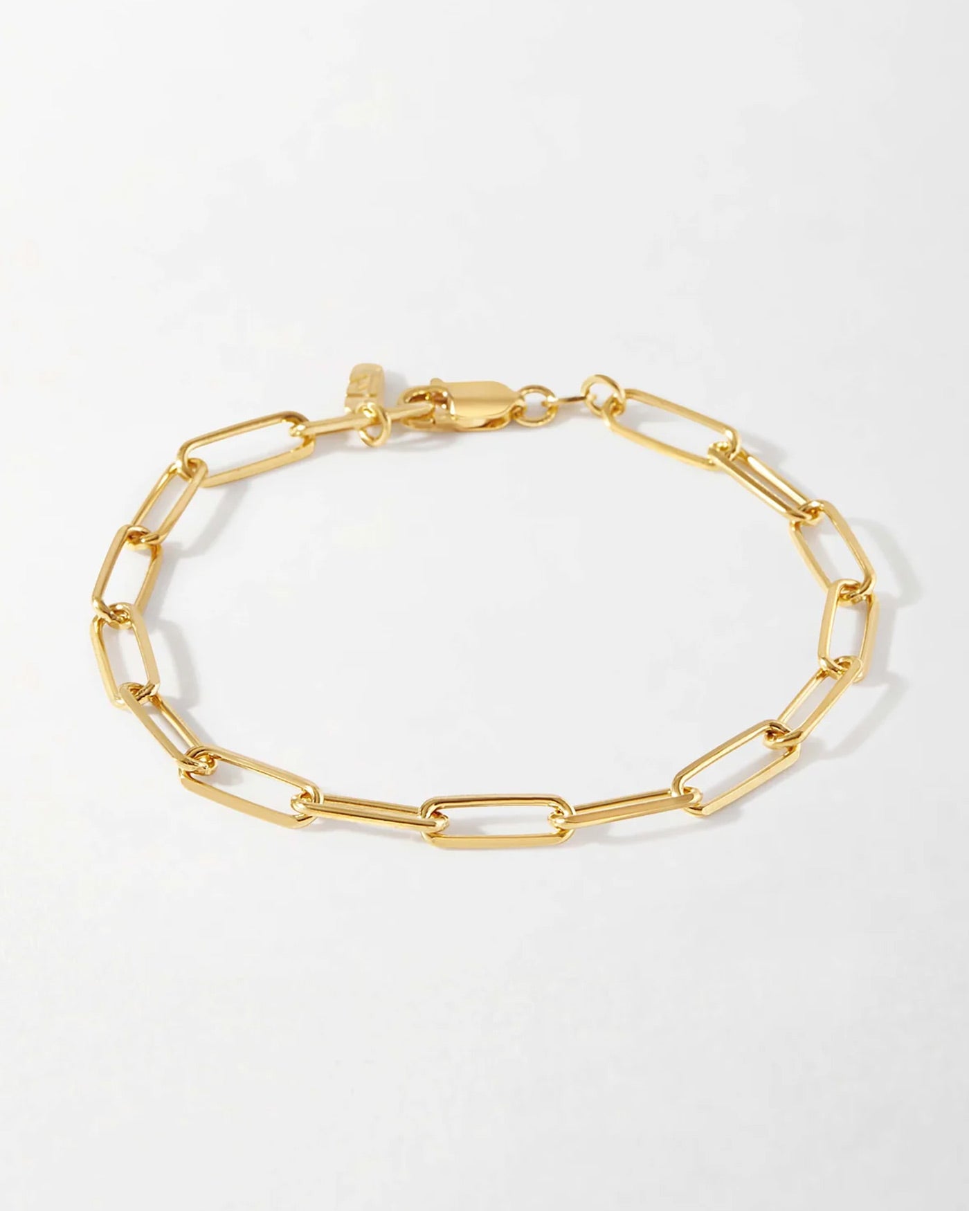 Paperclip Chain Bracelet - Gold
