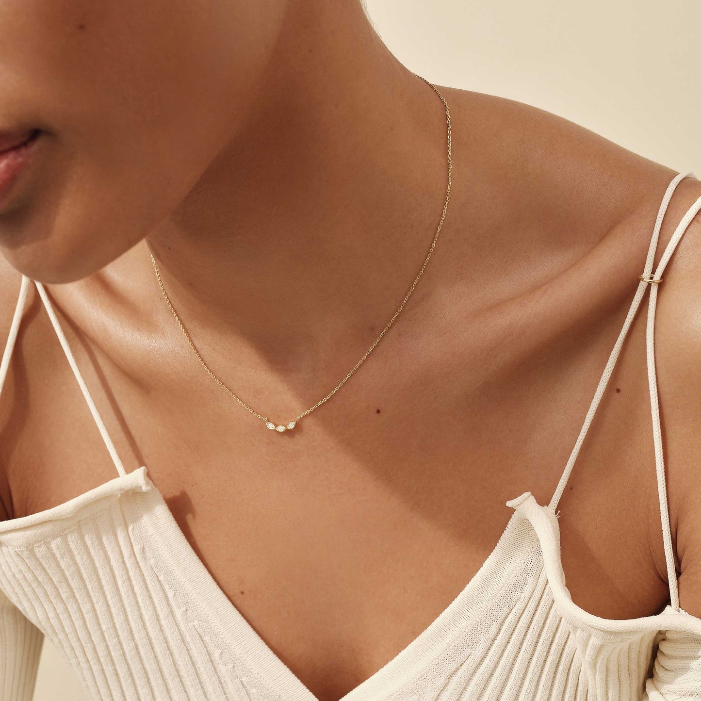 Diamond Trio Necklace