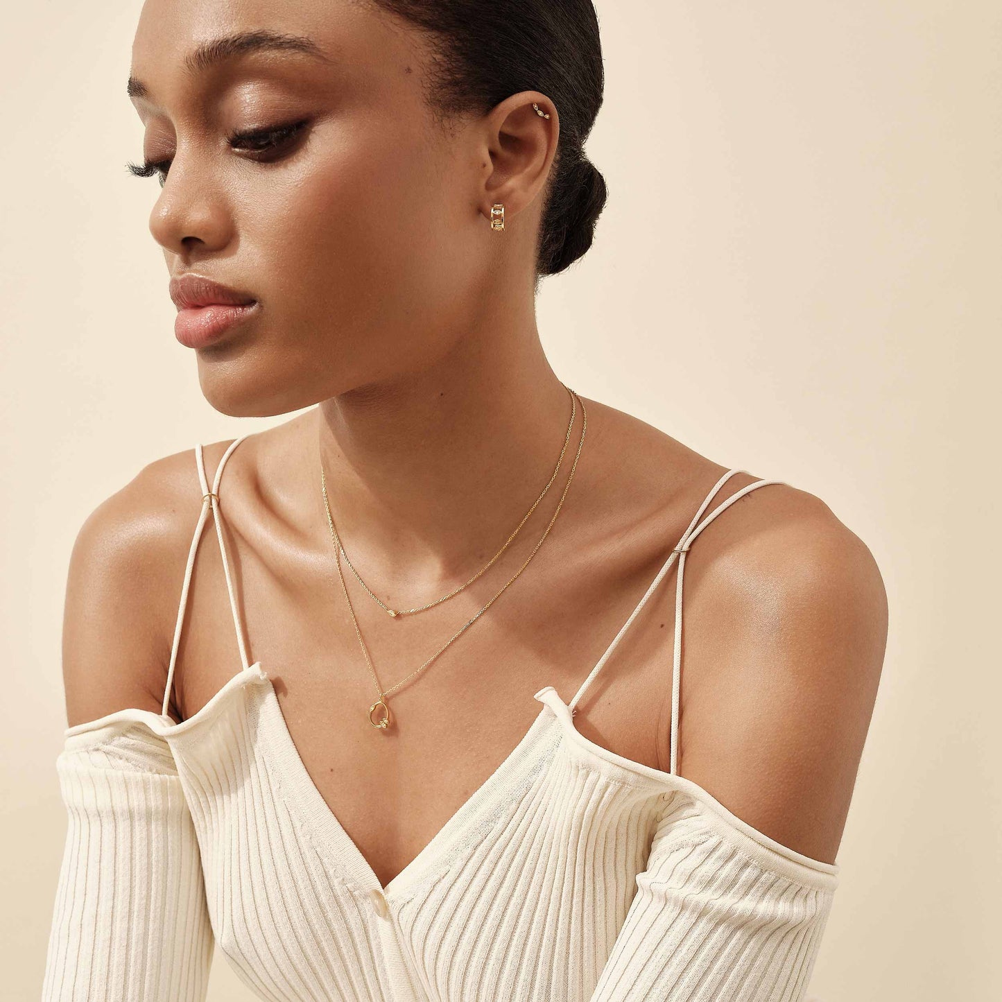 Diamond Halo Necklace