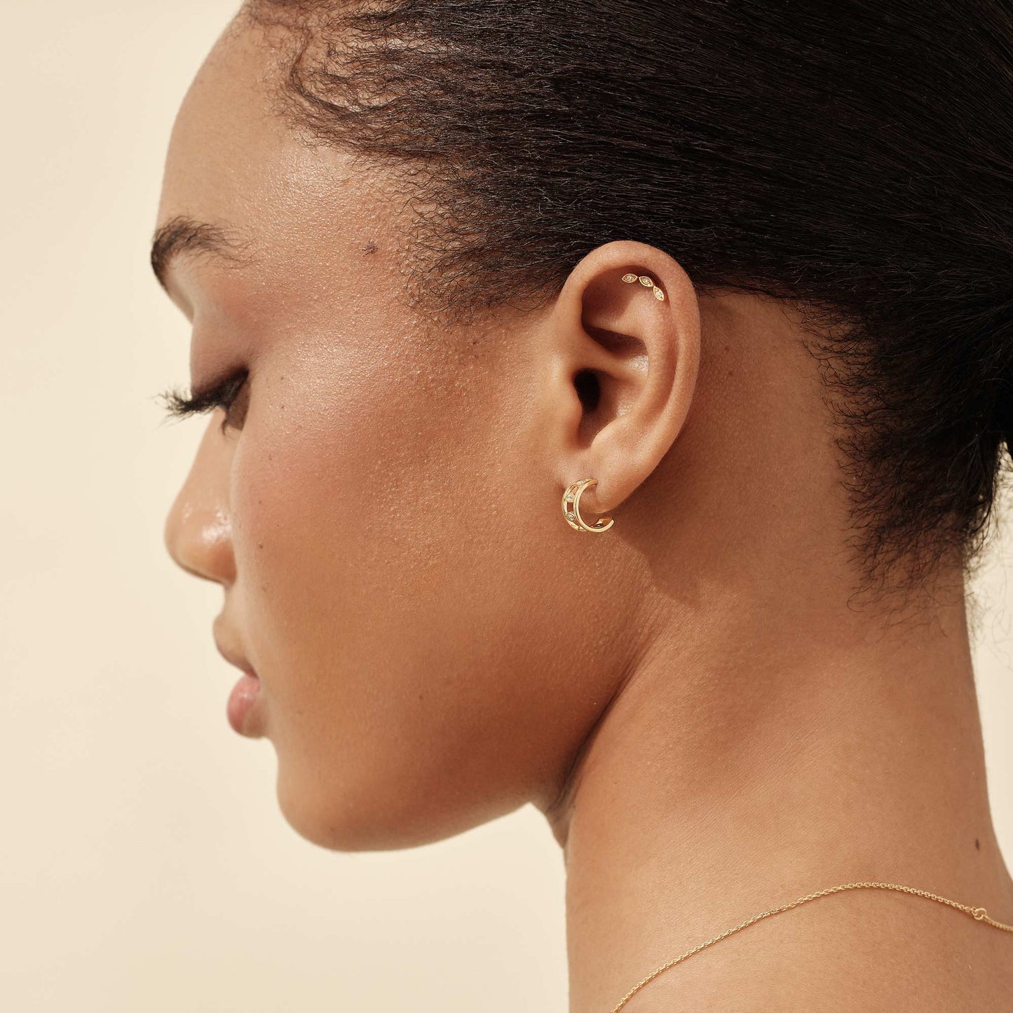 Diamond Trio Earrings