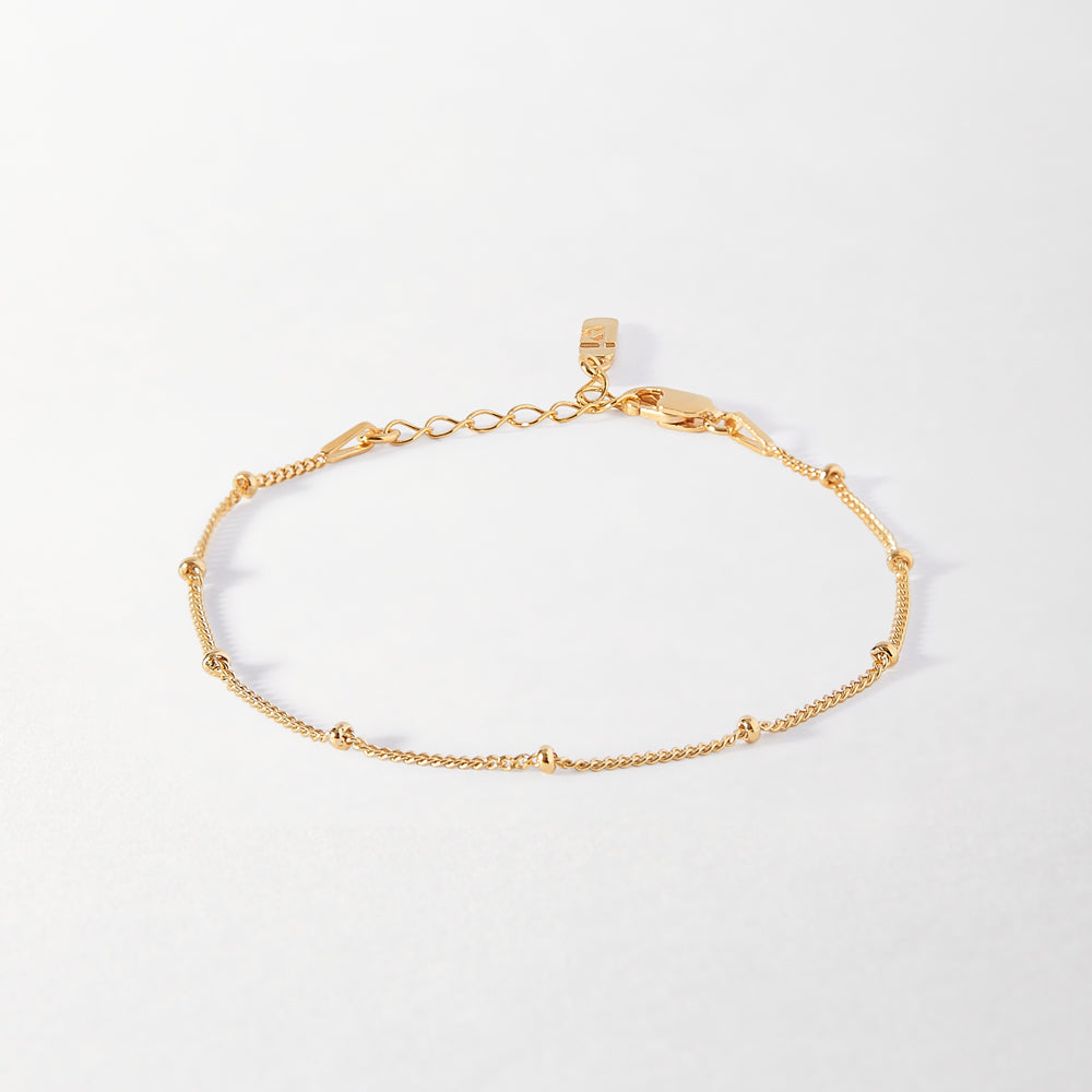 Ball Chain Bracelet - Gold