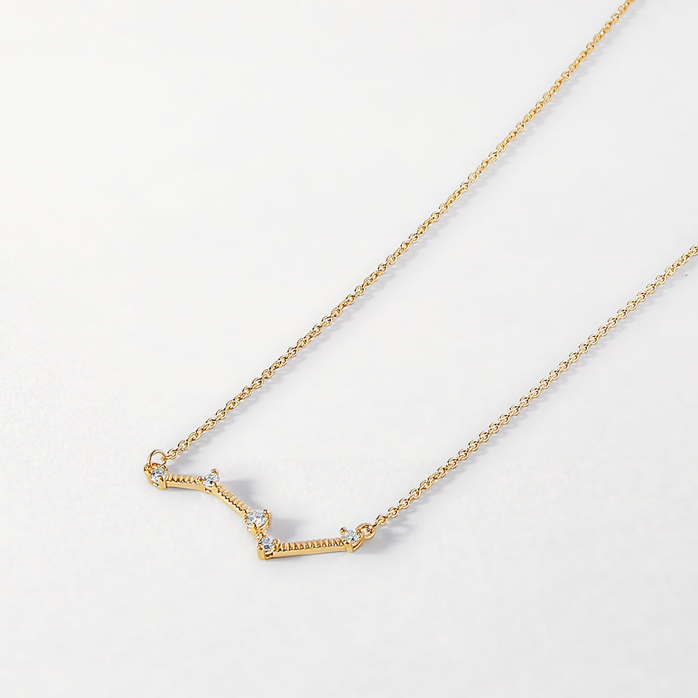 Constellation Diamond Necklace - Yellow Gold