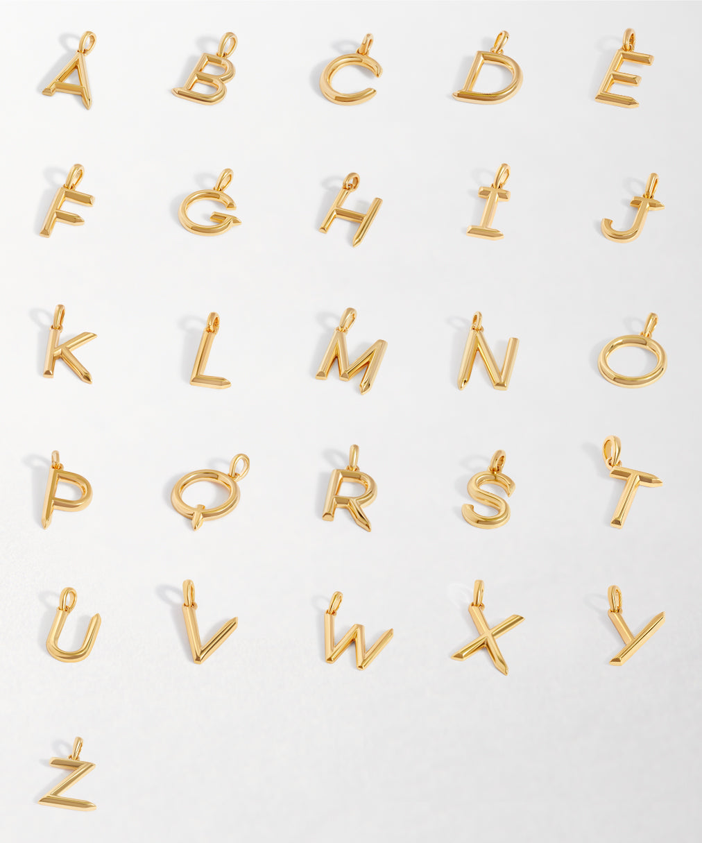 Gold Initial Pendant