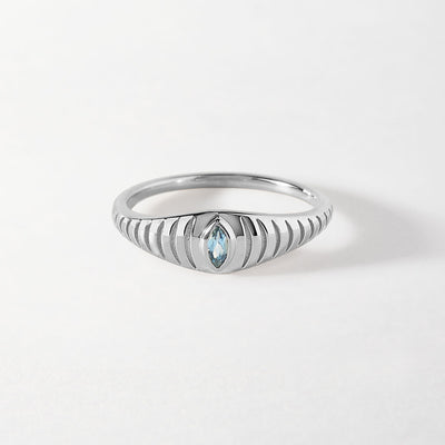 Reflect Signet Ring - Silver