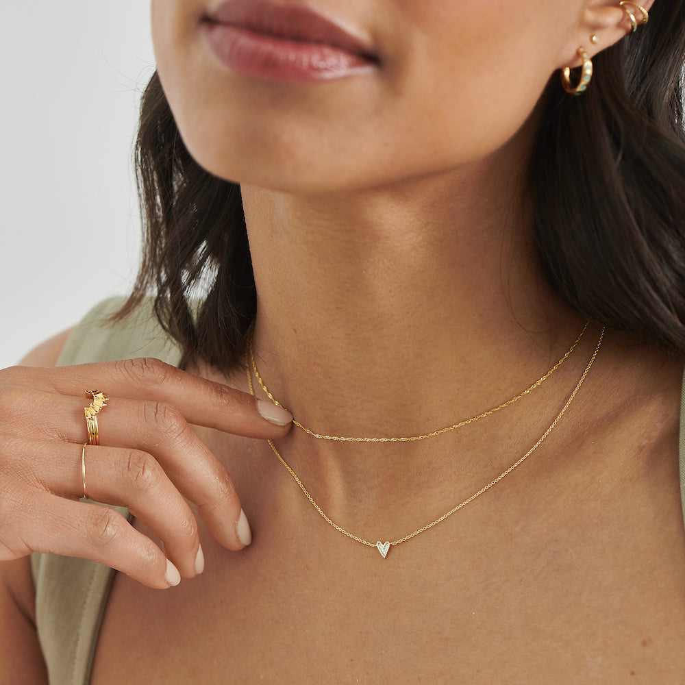 Heart Diamond Necklace