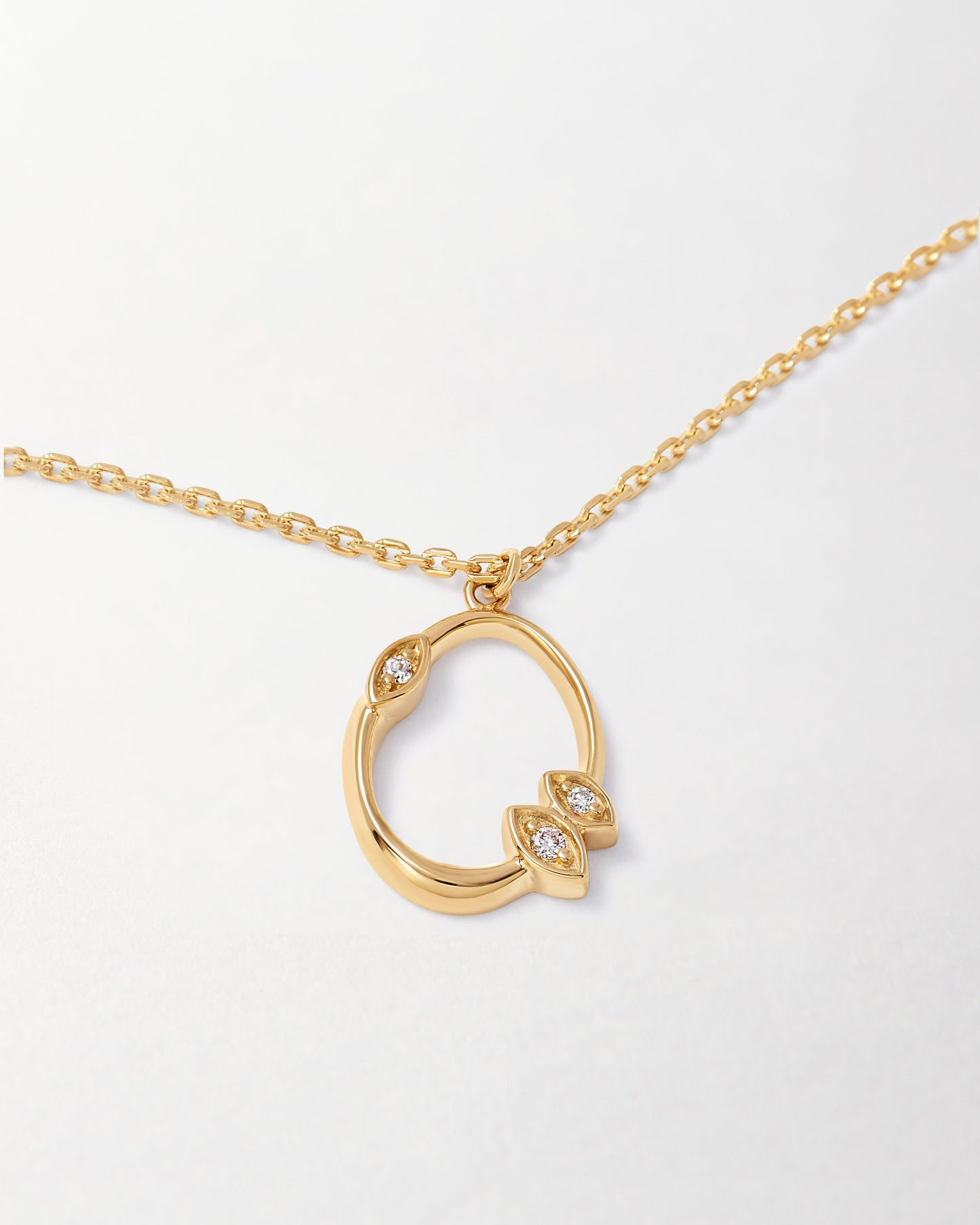 Diamond Halo Necklace