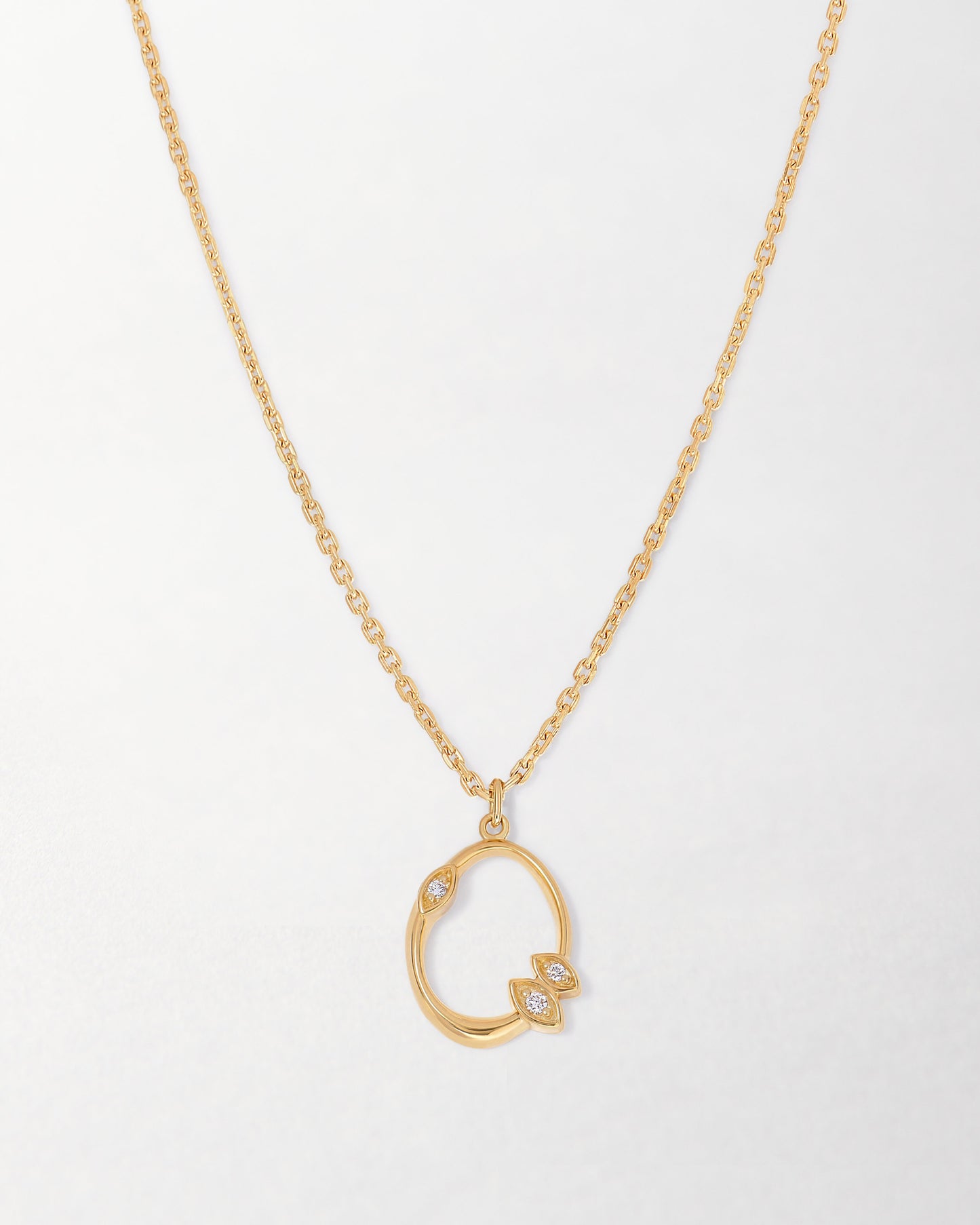 Diamond Halo Necklace