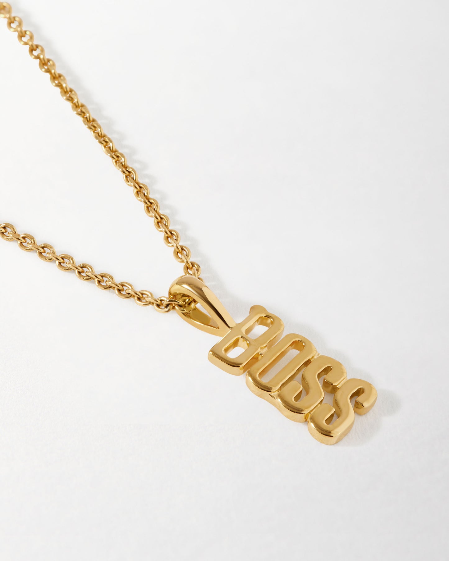 Boss Tag Necklace