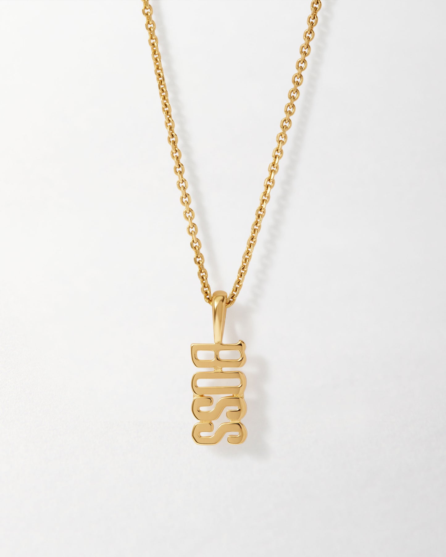 Boss Tag Necklace