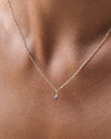 Amethyst 14ct Gold Birthstone Necklace