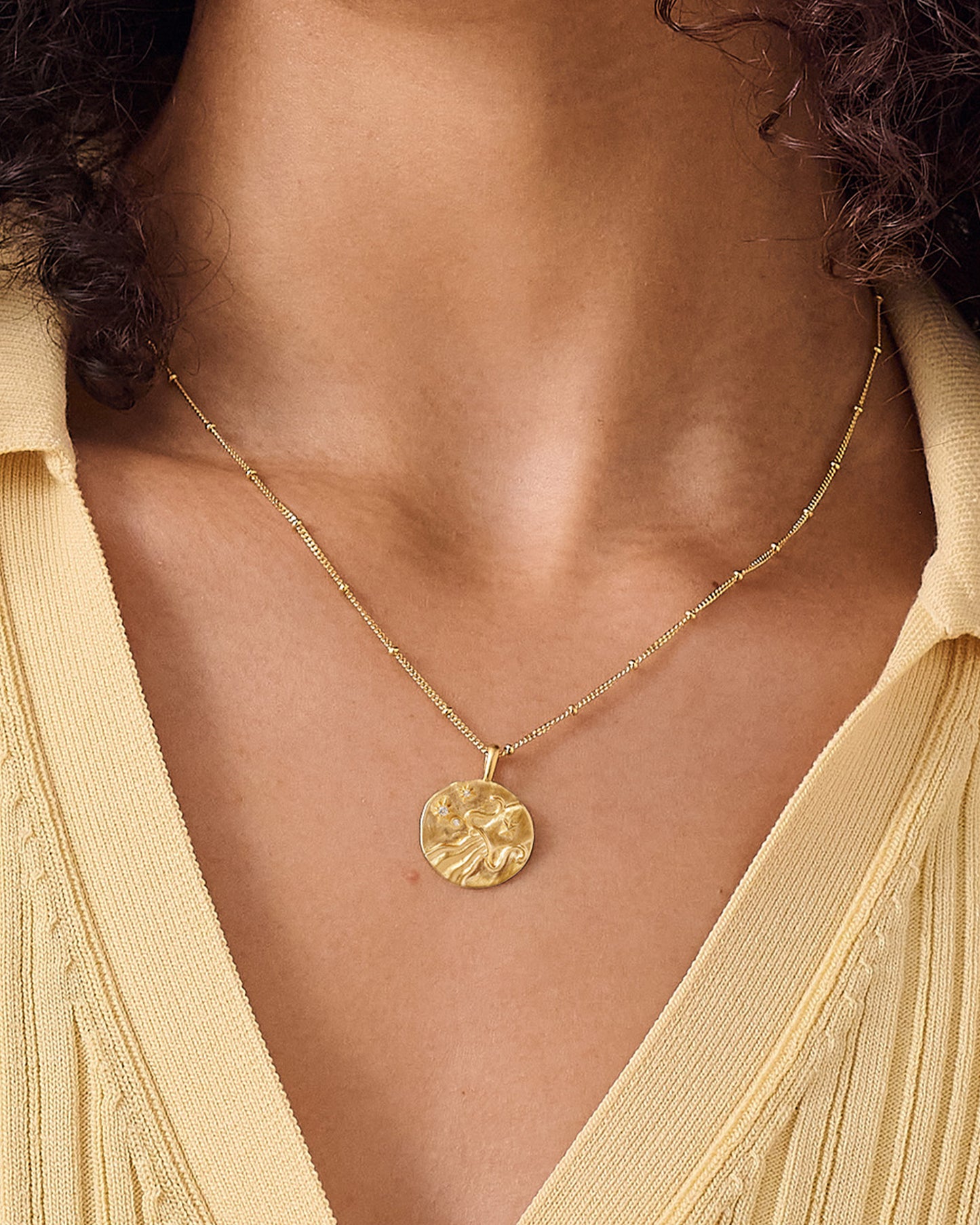 Aquarius Zodiac Necklace