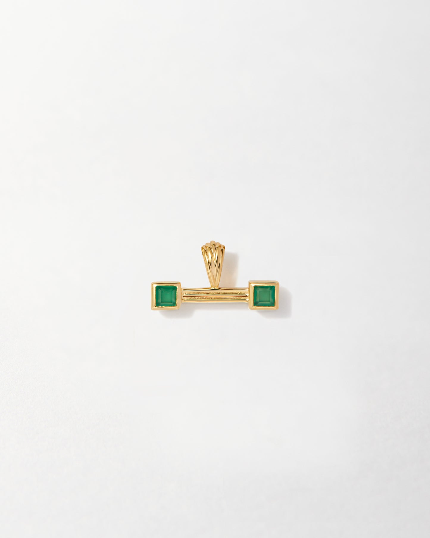 Balance T-Bar Green Pendant