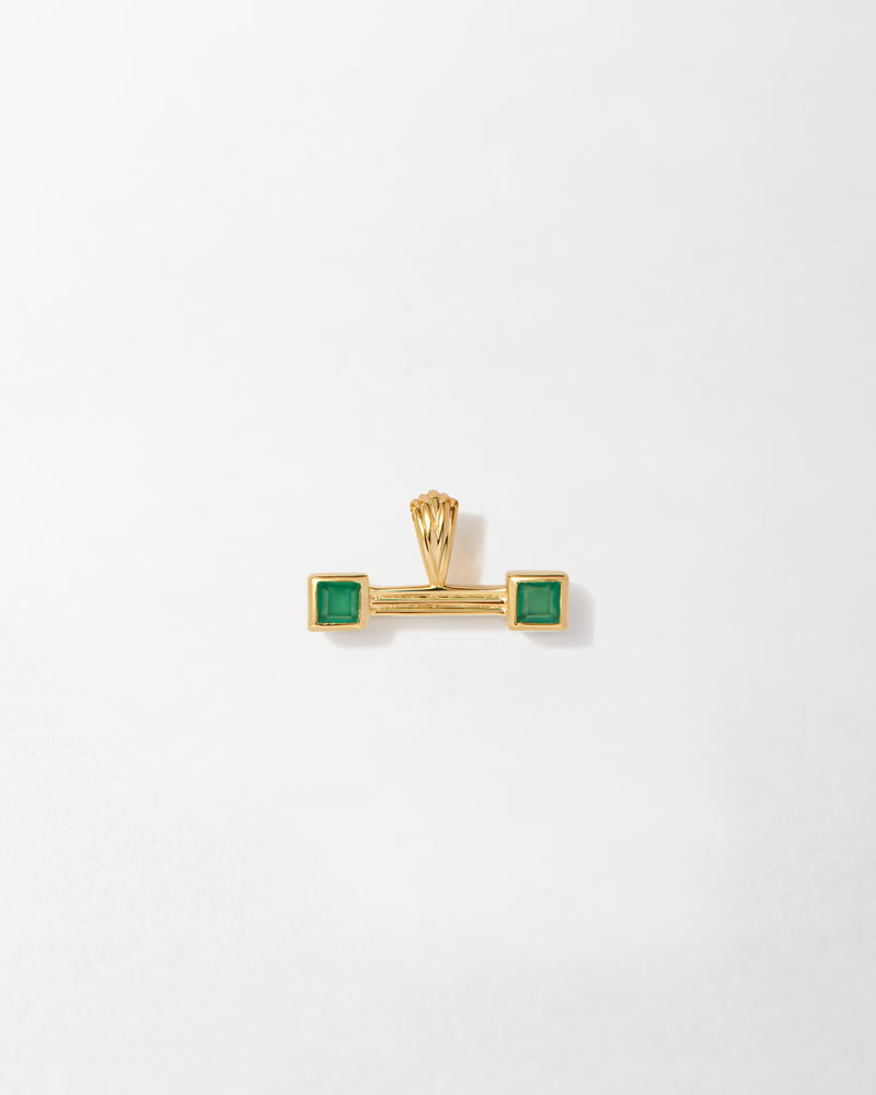 Balance T-Bar Green Pendant