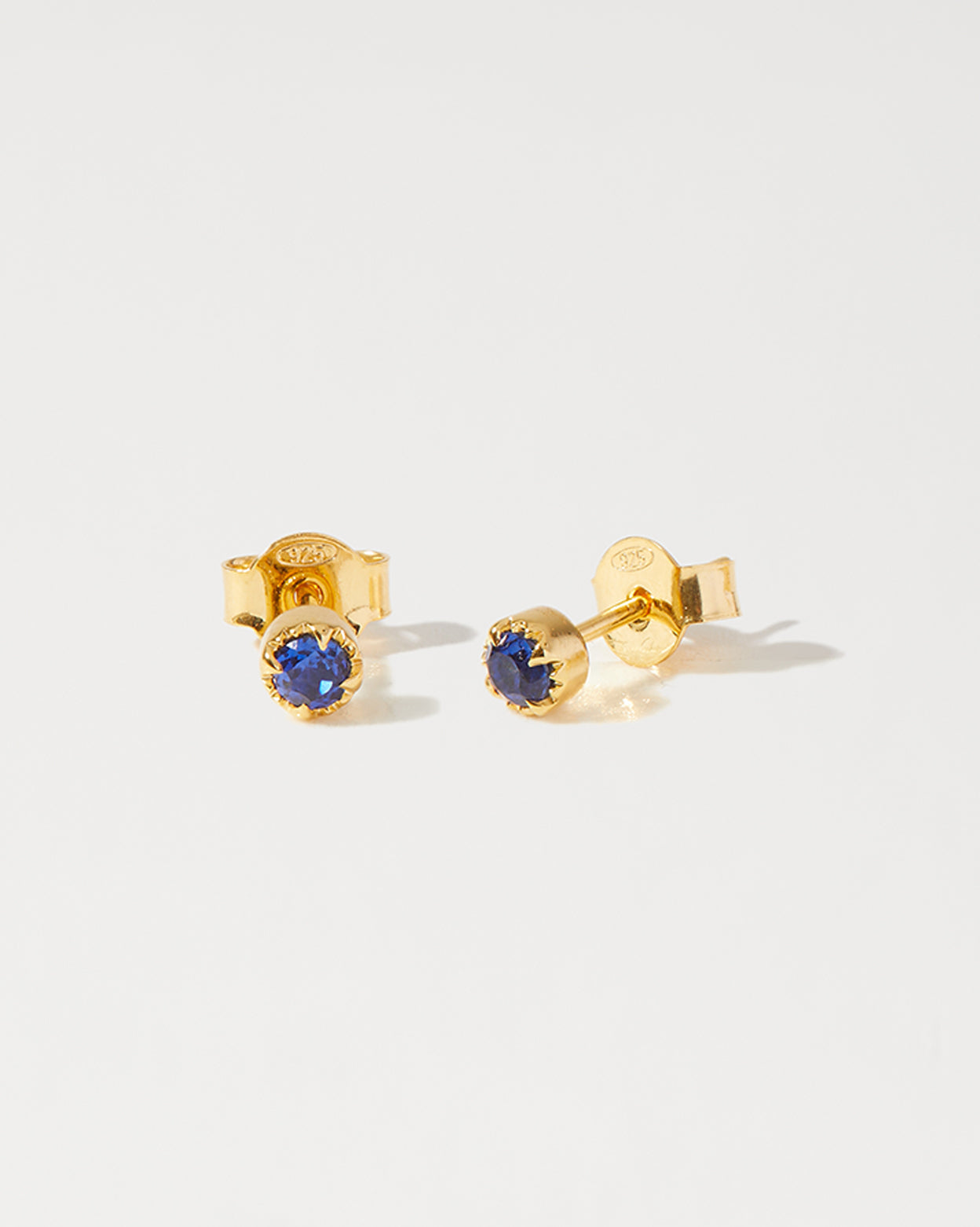 Blue Sapphire September Birthstone Studs