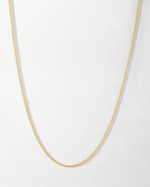 Box Chain Necklace - Gold