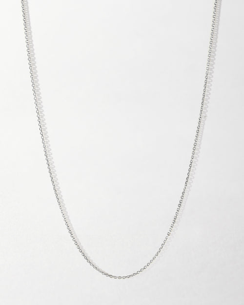 Cable Chain Necklace - Silver
