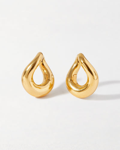 Charlotte Collins Twist Hoop Earrings - Gold