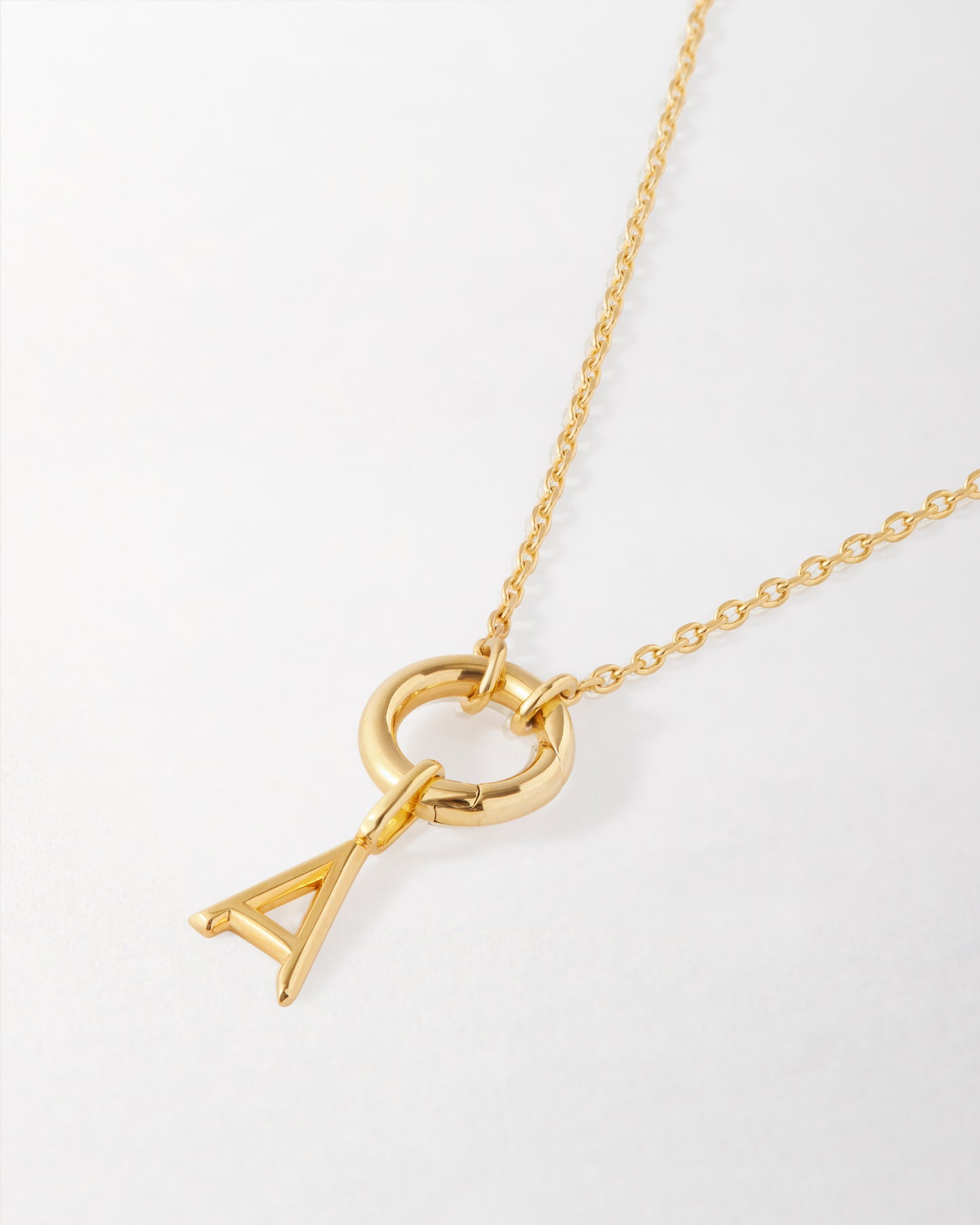 Charm holder necklace