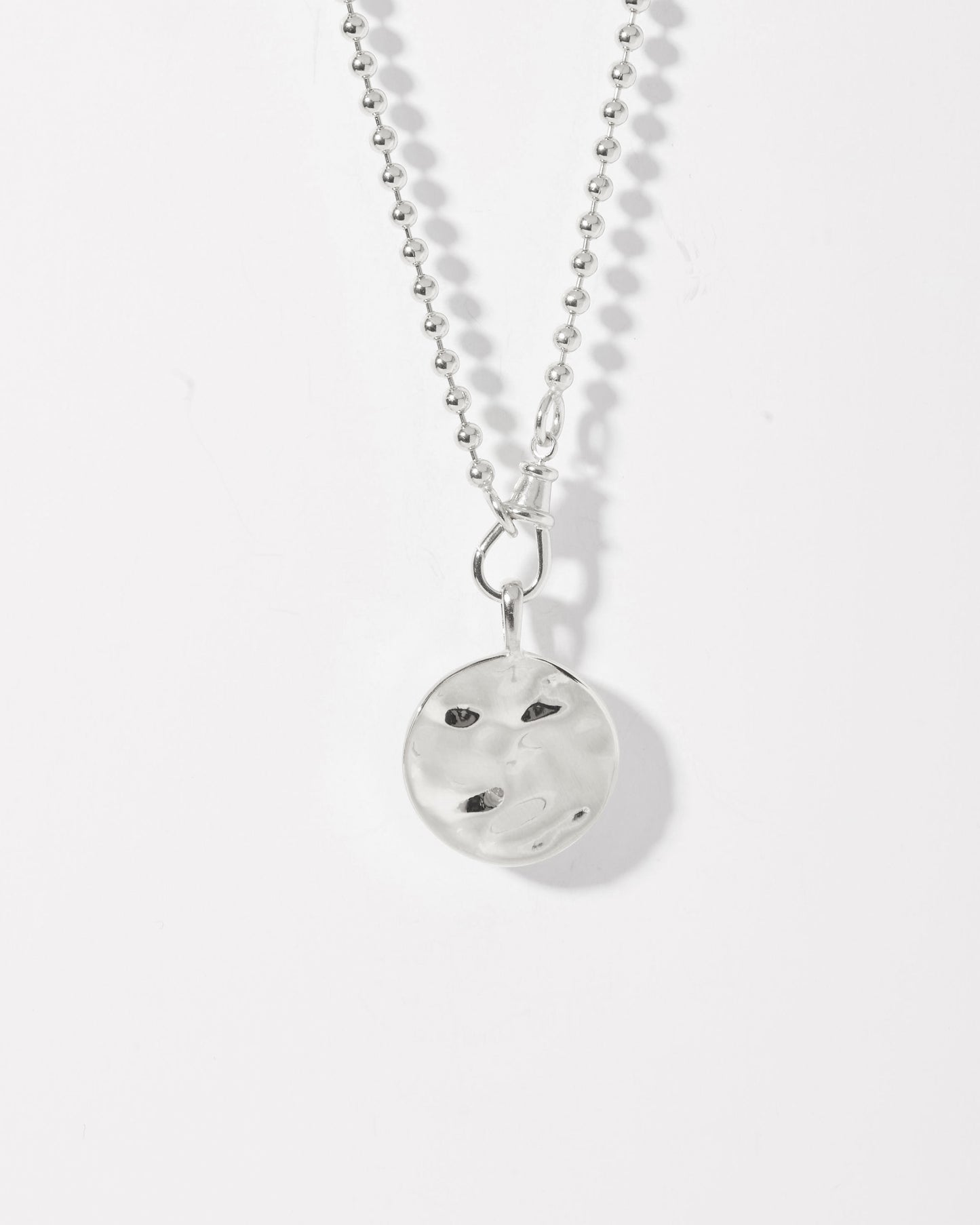Coin Globe Necklace - Silver
