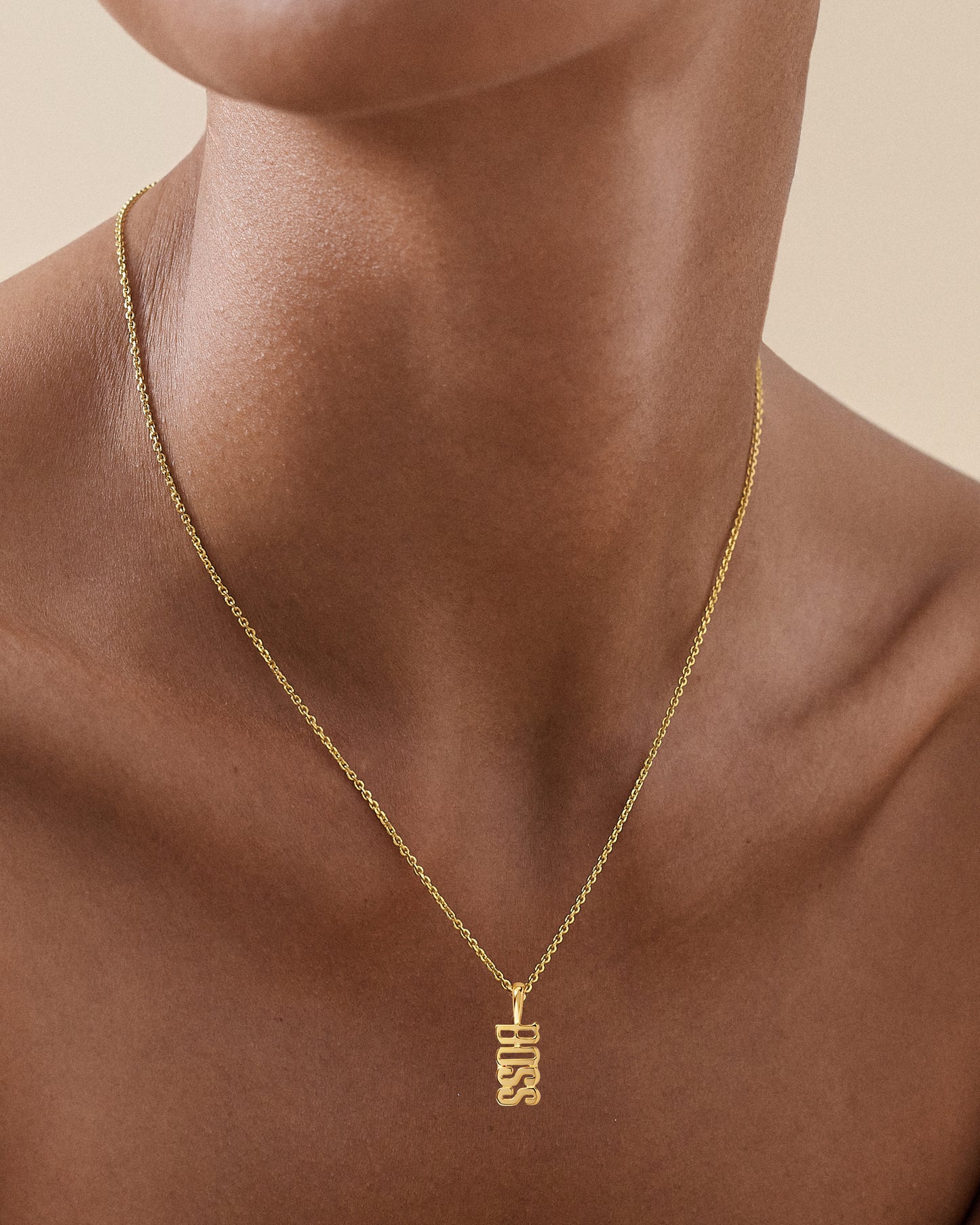 Boss Tag Necklace
