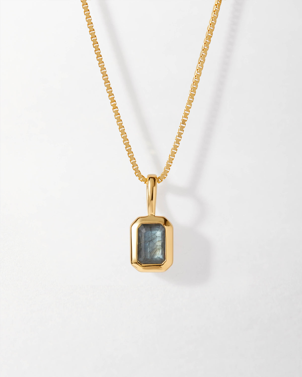 Deco Labradorite Gemstone Necklace