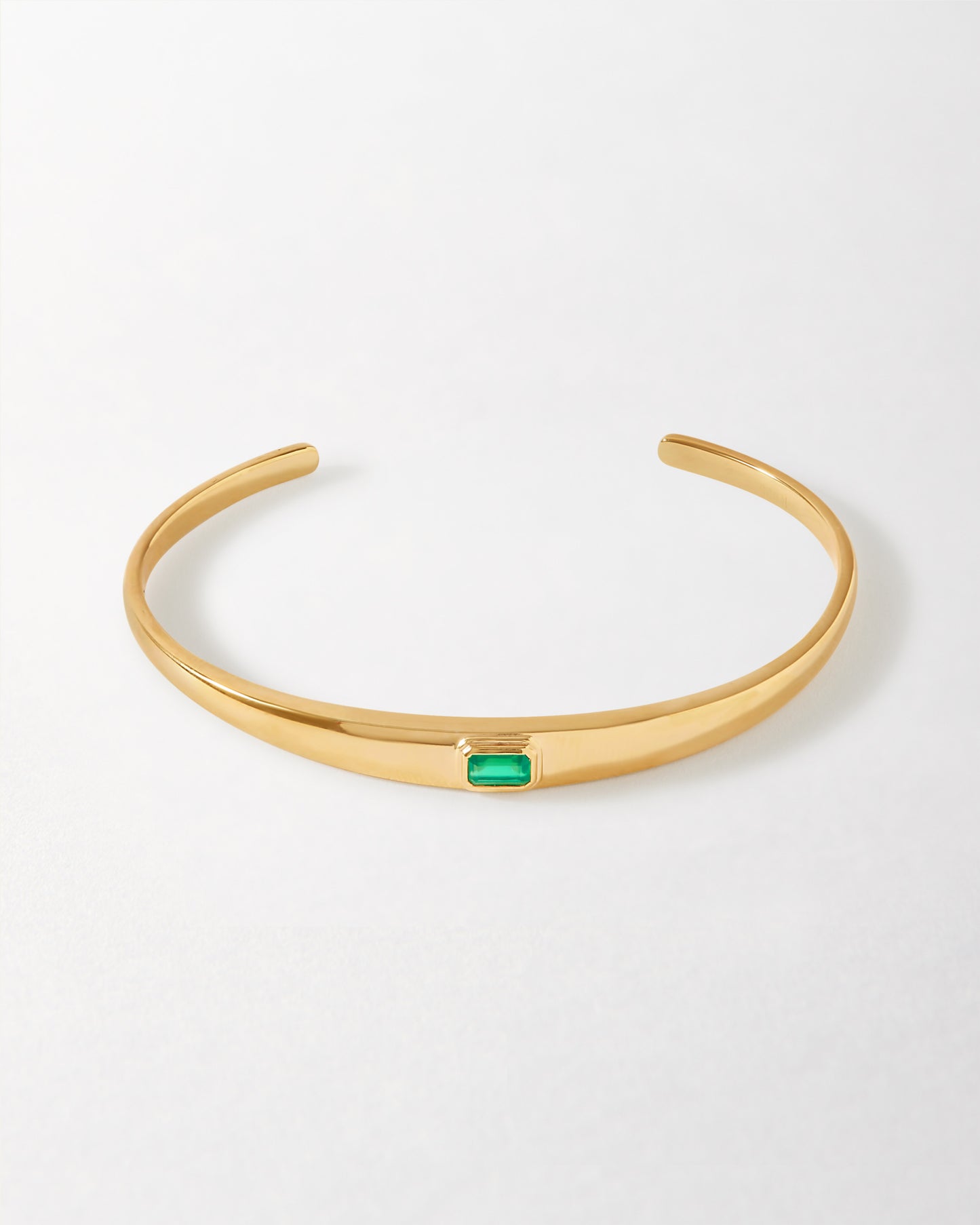 Pebble Green Onyx Cuff