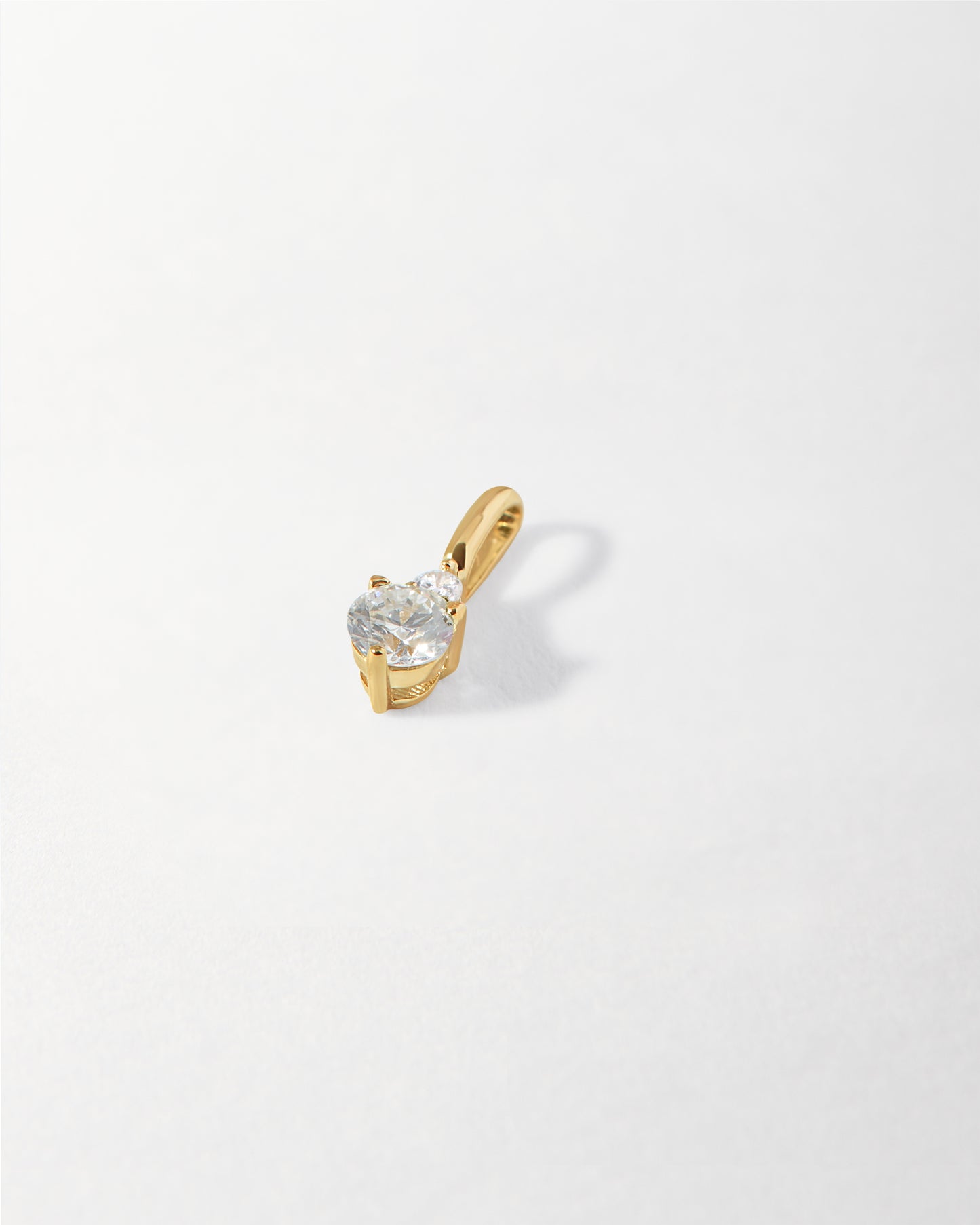 Diamond 14ct Gold Birthstone Pendant