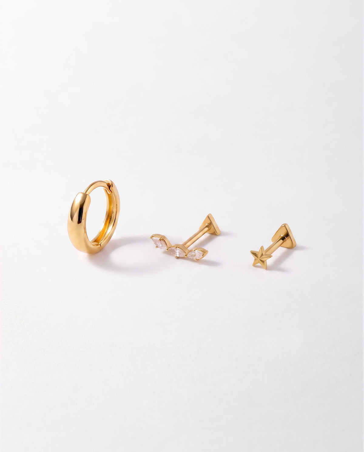 Starlight Sapphire Earrings Set
