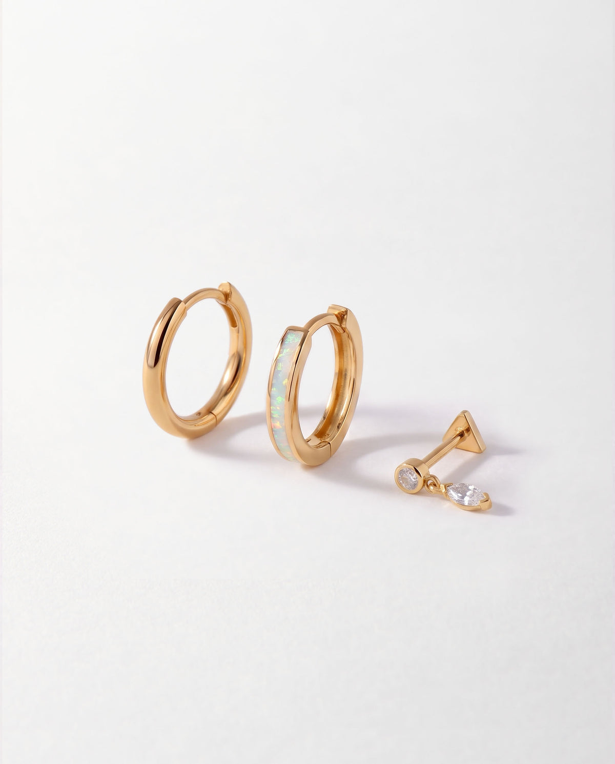 Opal Light Earrings Set