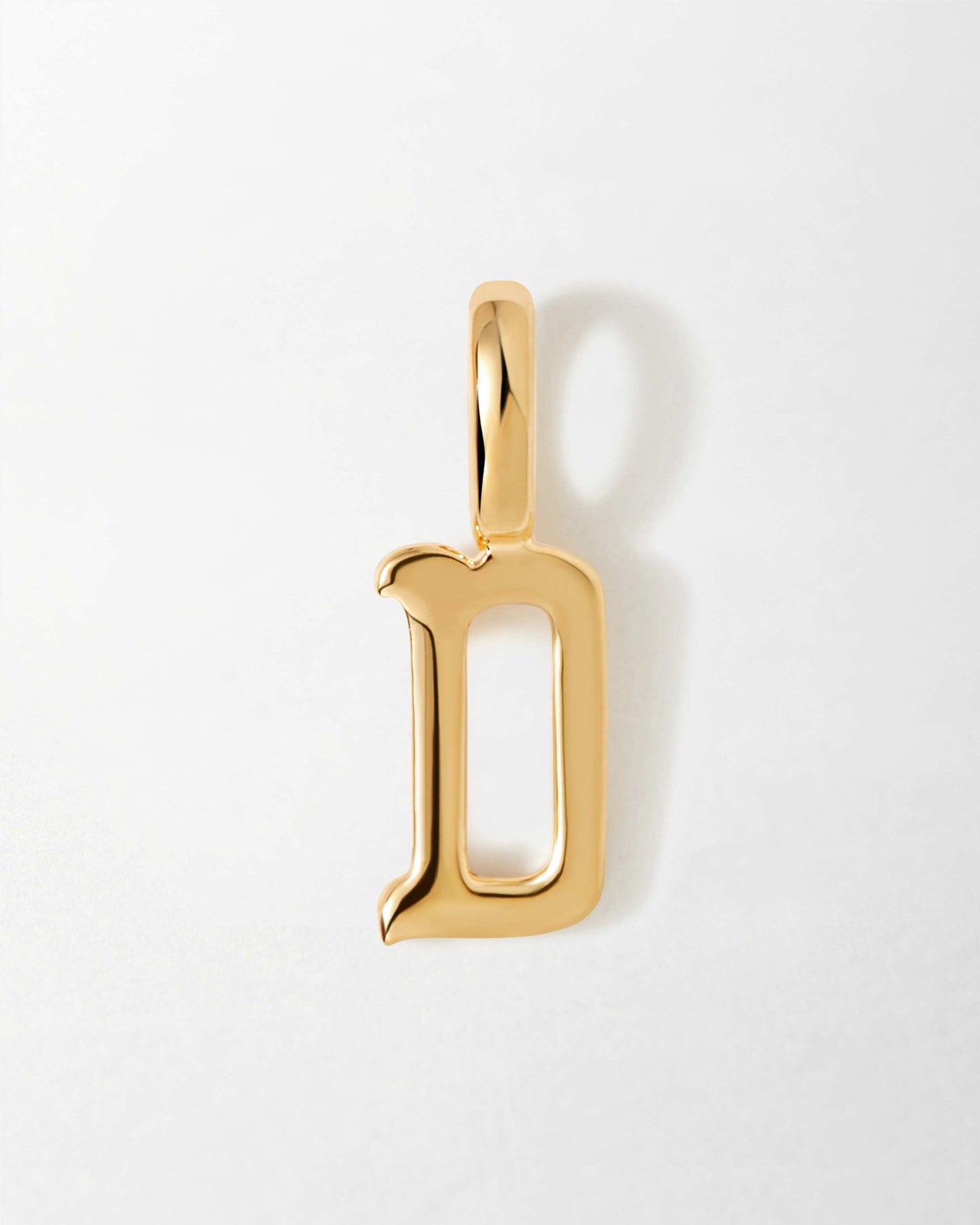 Selected Initial Pendant (Solid Gold)