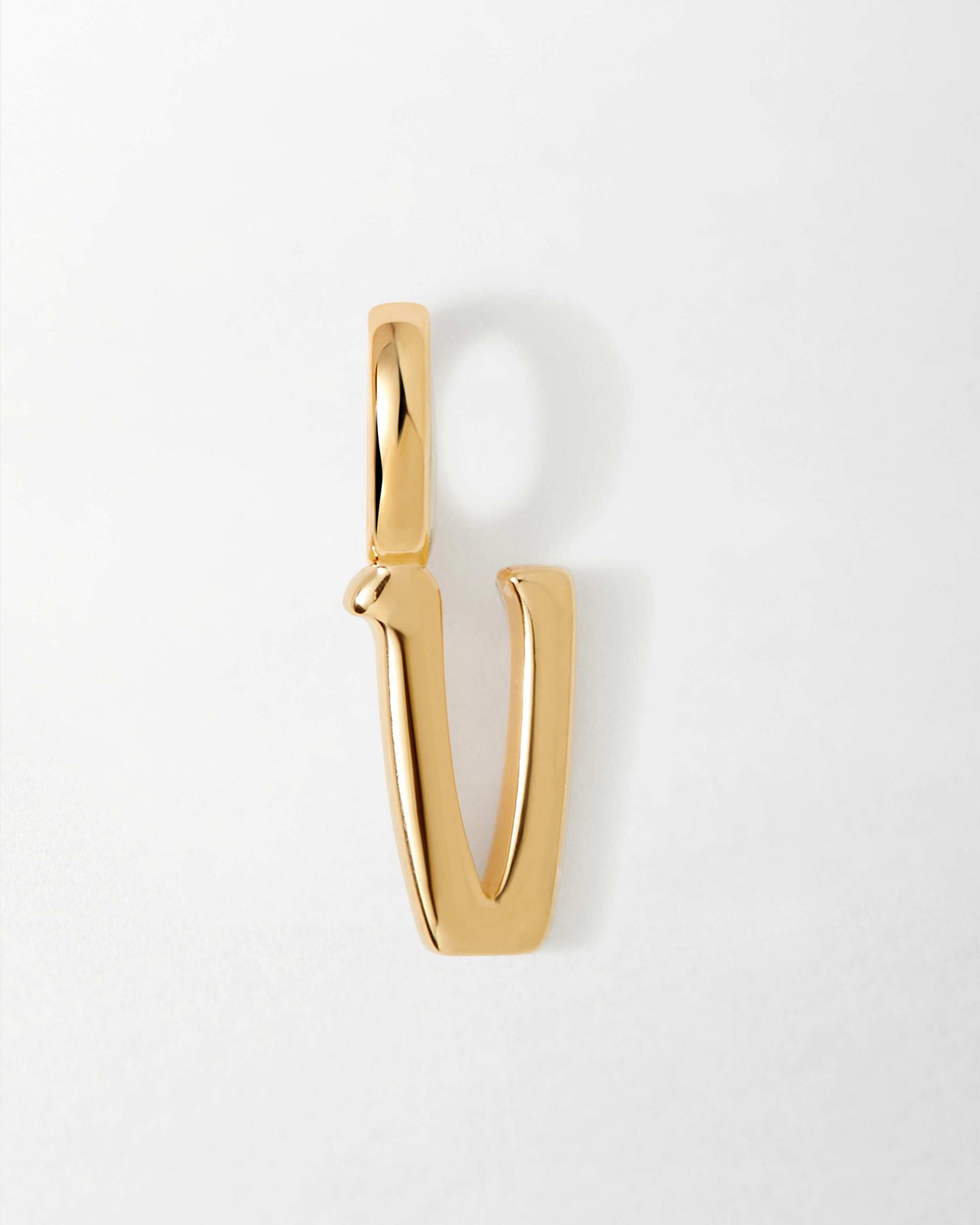 14k Solid Yellow Gold Initial Pendant – EDGE of EMBER