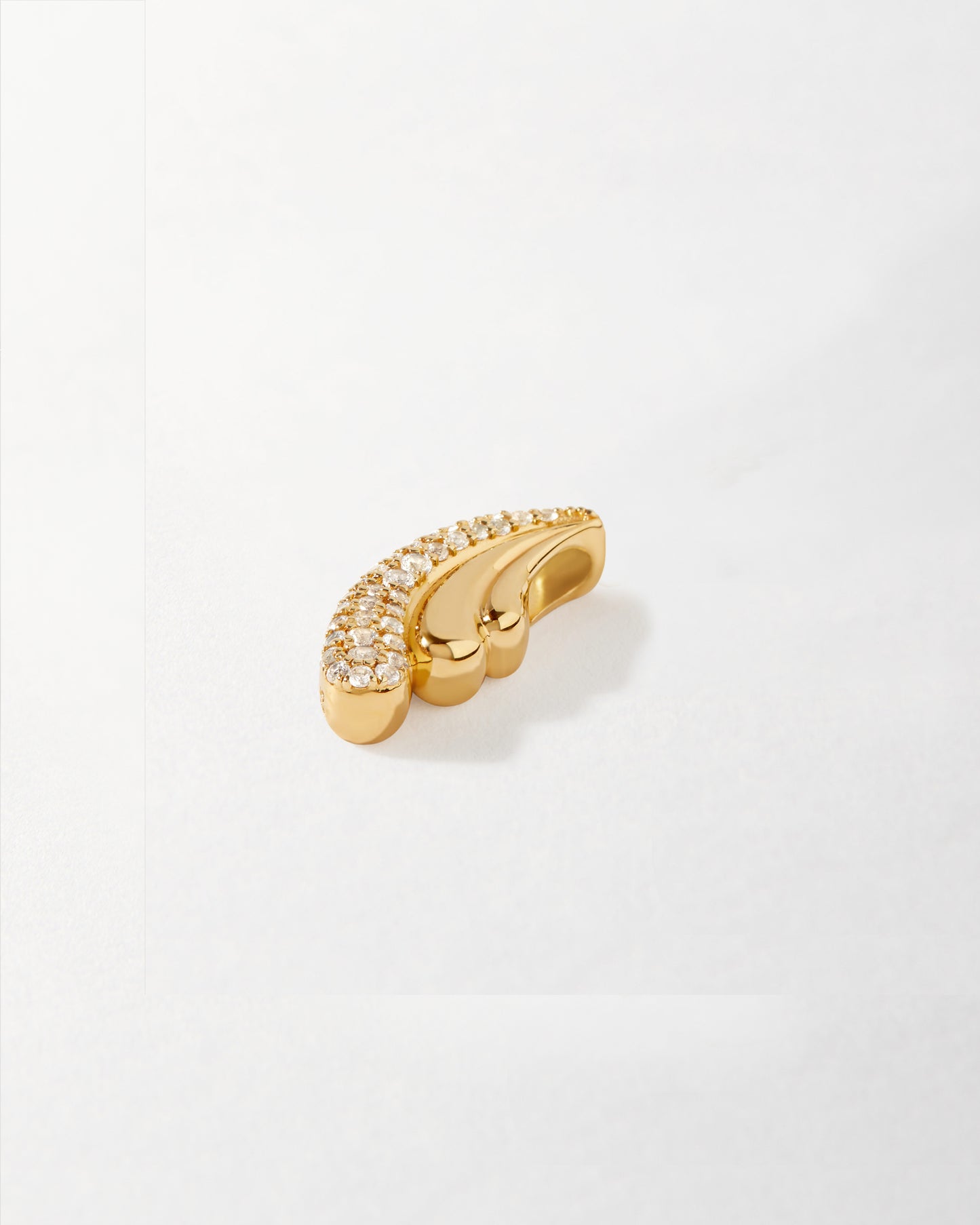 Wave Pave Pendant